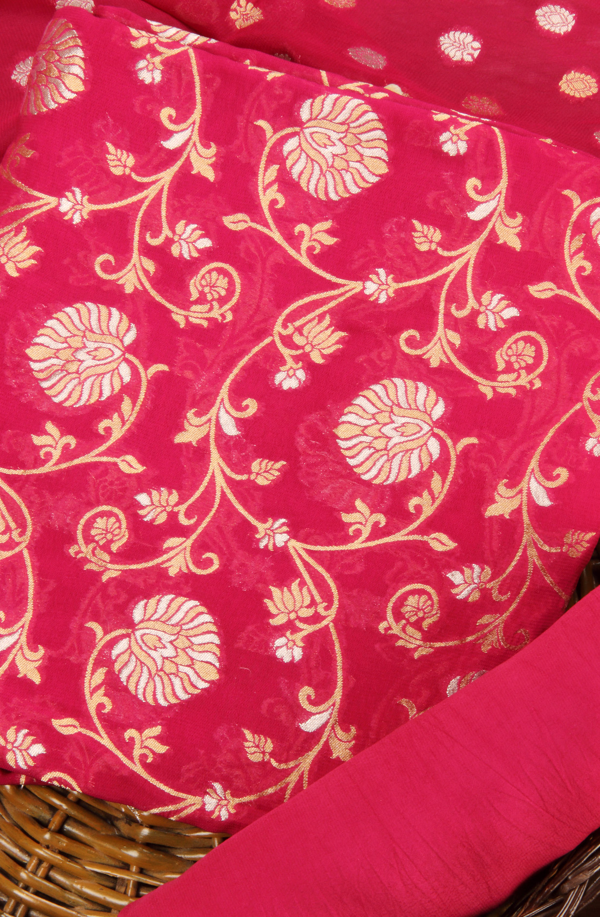 Magenta Designer Georgette Festive Wear Suit with Dupatta - GM7509-195M