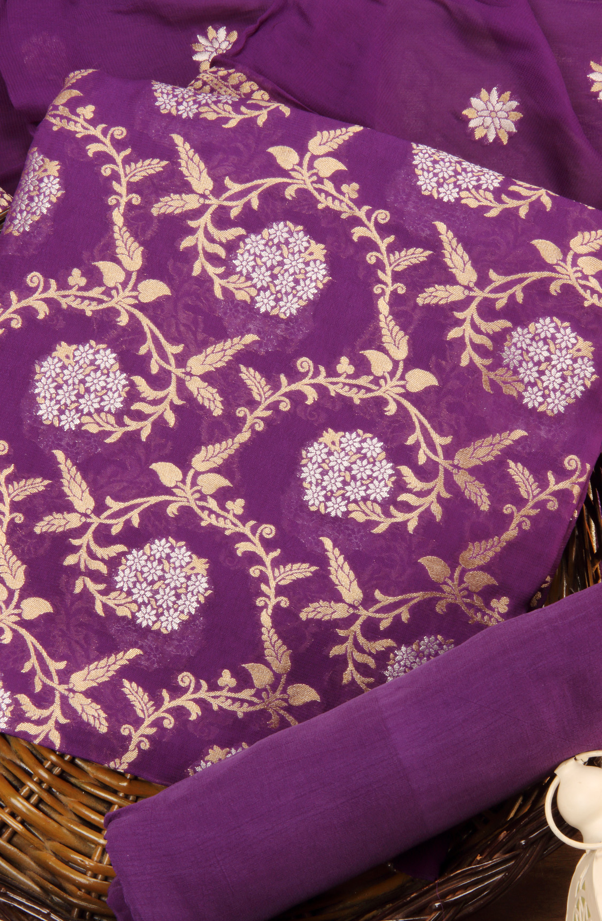 Purple Designer Georgette Festive Wear Suit with Dupatta - GM7511-124