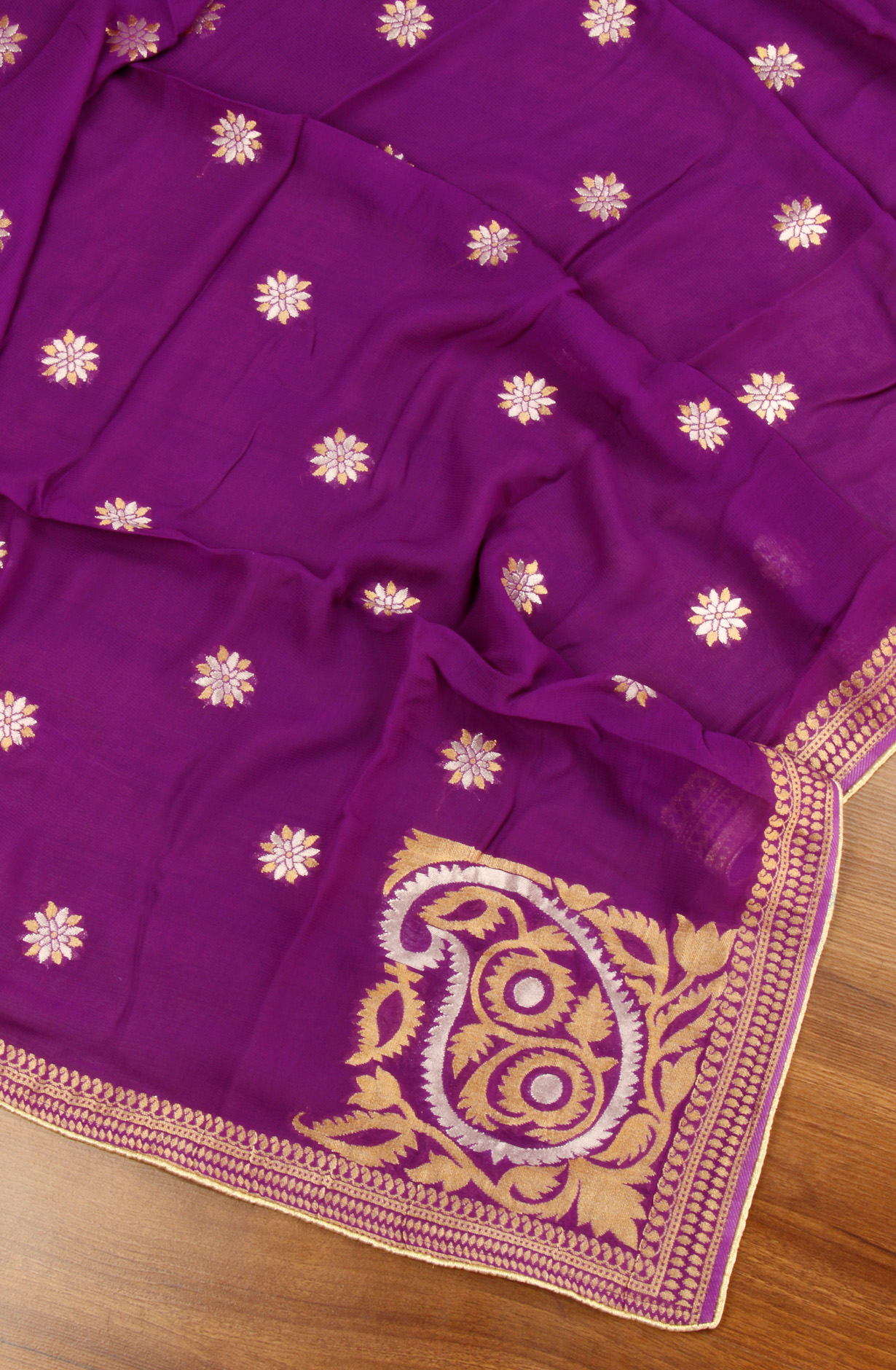 Purple Designer Georgette Festive Wear Suit with Dupatta - GM7511-124