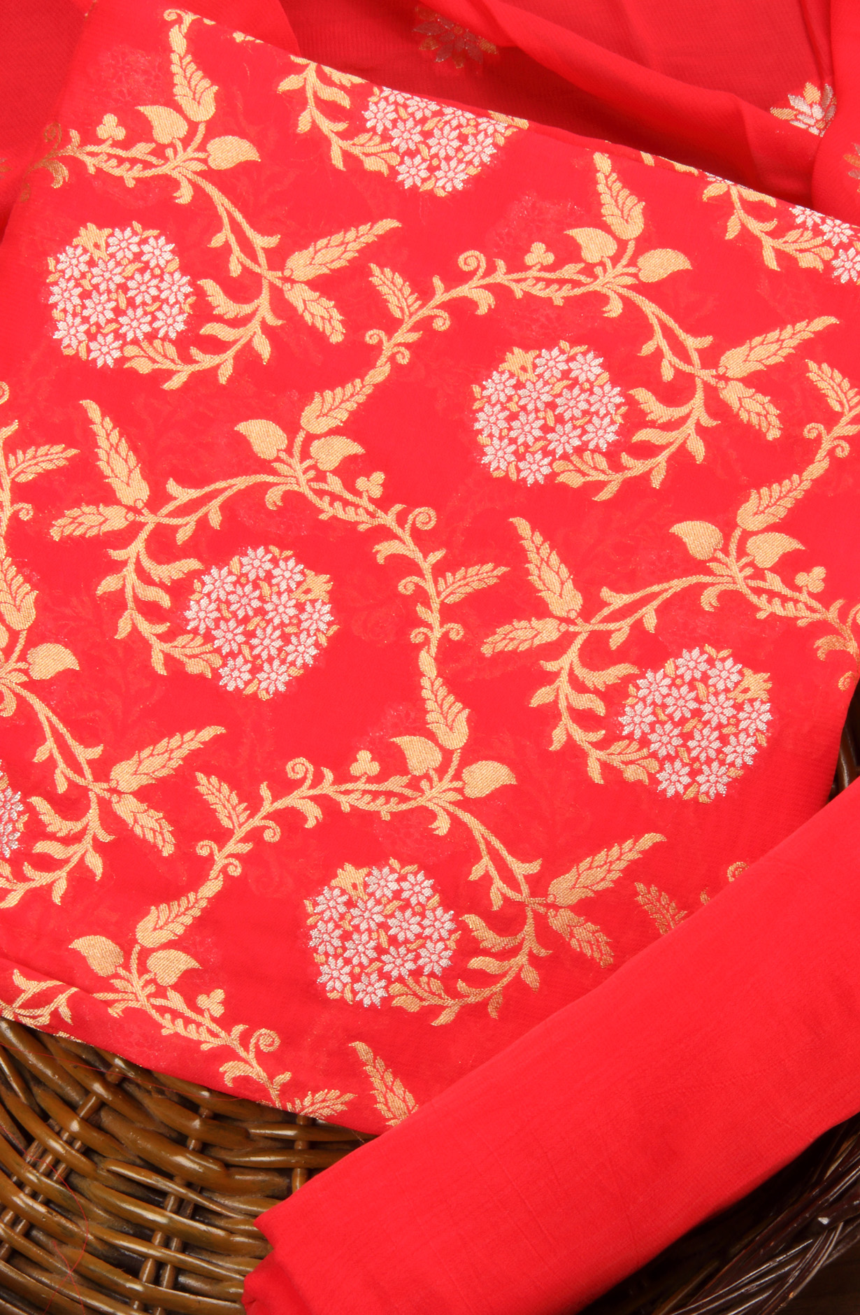 Coral Georgette Festive Wear Unstitched Salwar Kameez - GM7511-1253