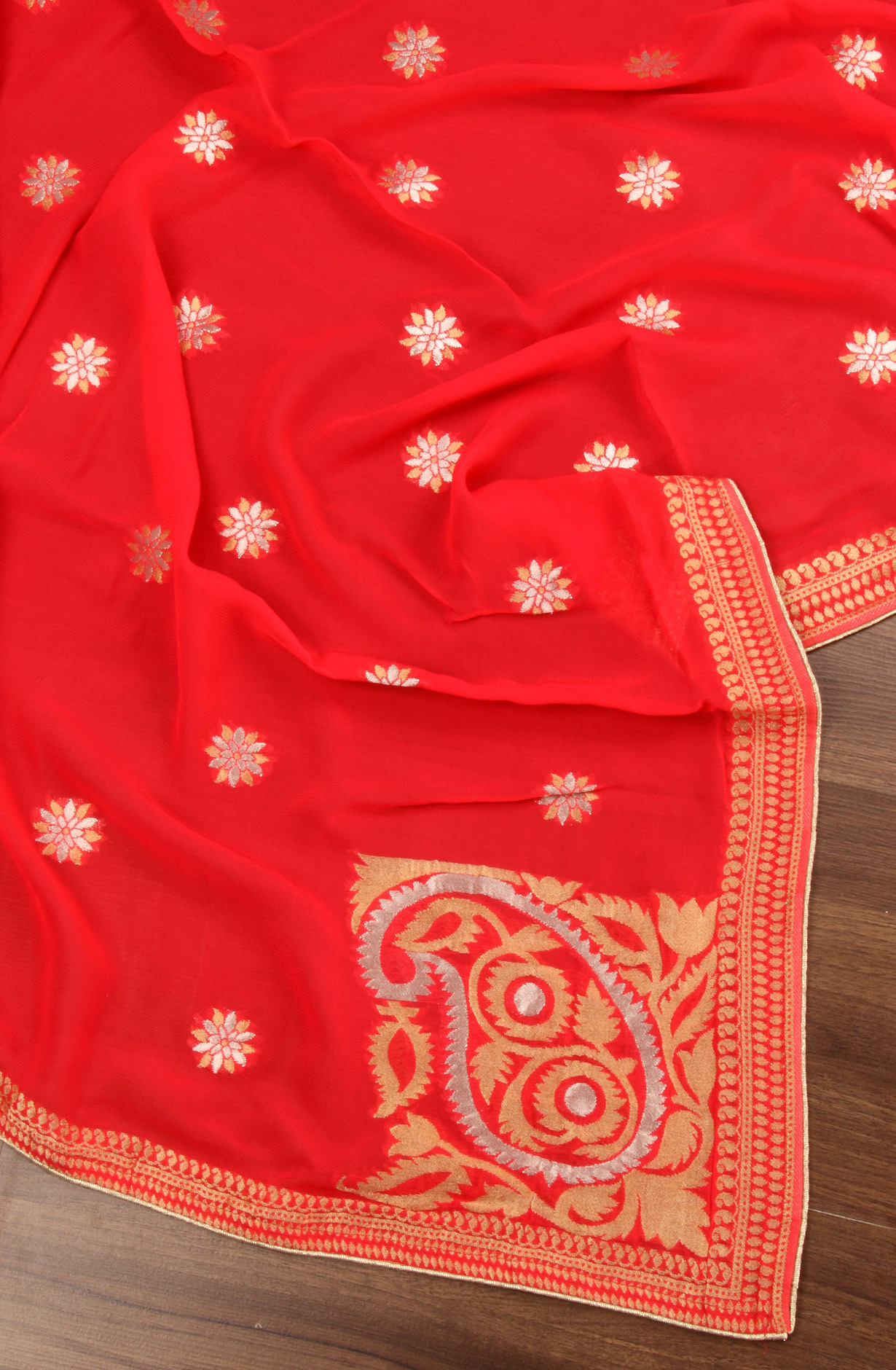 Coral Georgette Festive Wear Unstitched Salwar Kameez - GM7511-1253