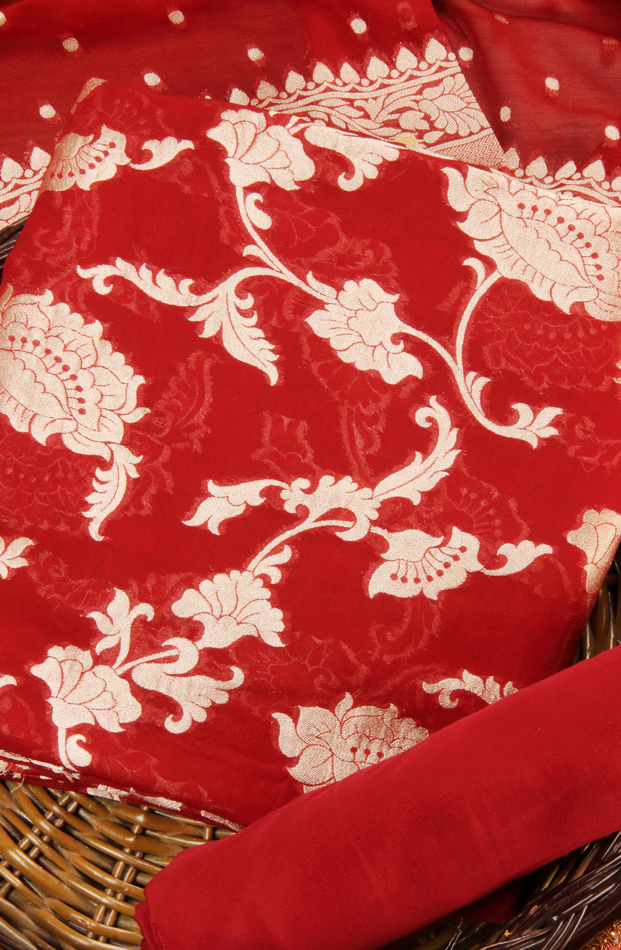 Maroon Georgette Festive Wear Unstitched Salwar Kameez - GP7451-5Y