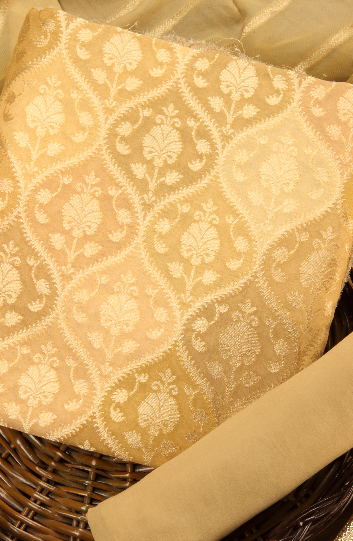 Mehndi Georgette Festive Wear Unstitched Salwar Kameez - GP7458-2341C