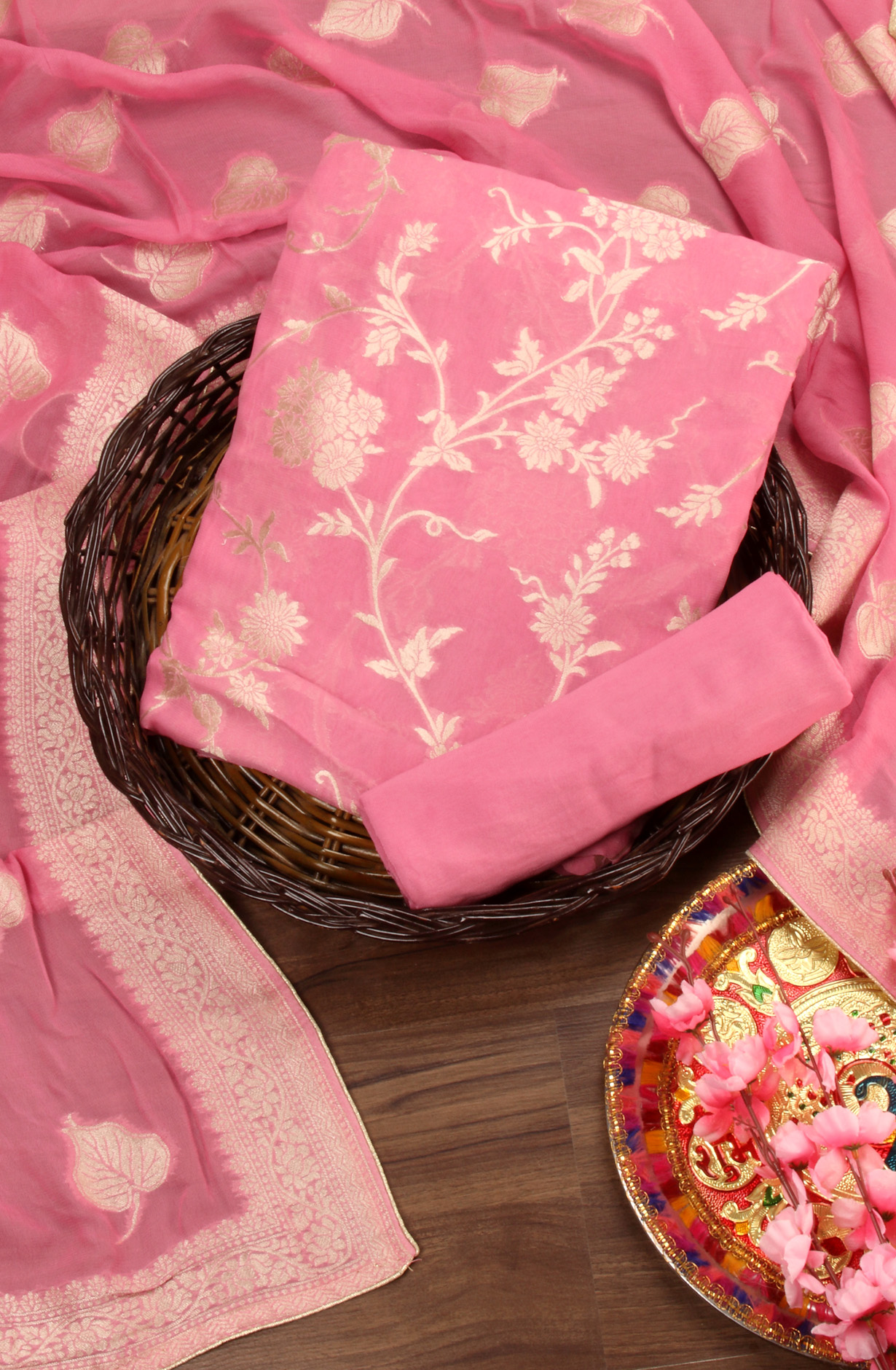 Pink Designer Georgette Festive Wear Salwar Suit with Dupatta - GP7464-1192