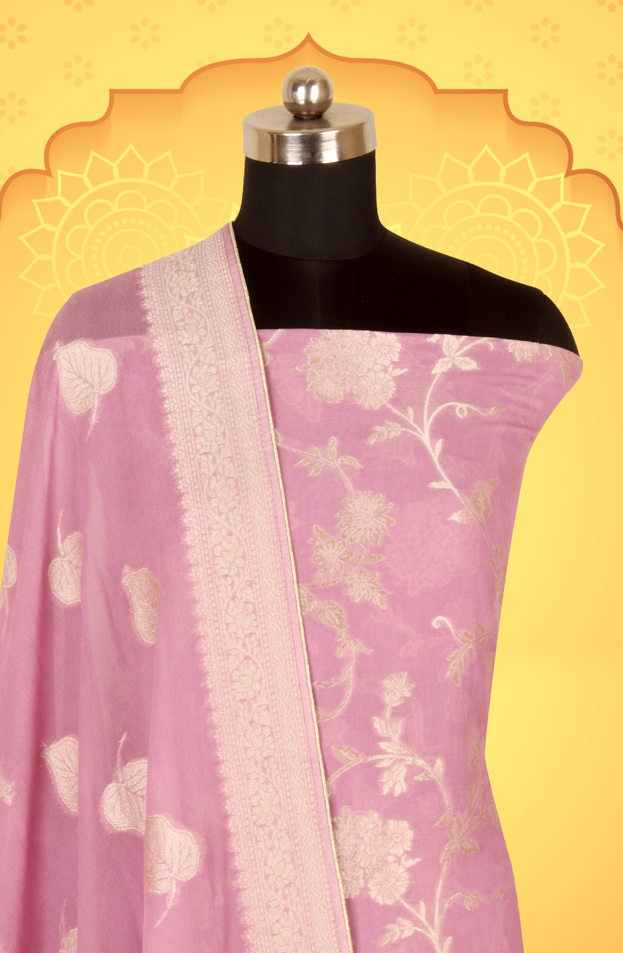 Lavender Designer Georgette Festive Wear Salwar Suit with Dupatta - GP7464-11AMN