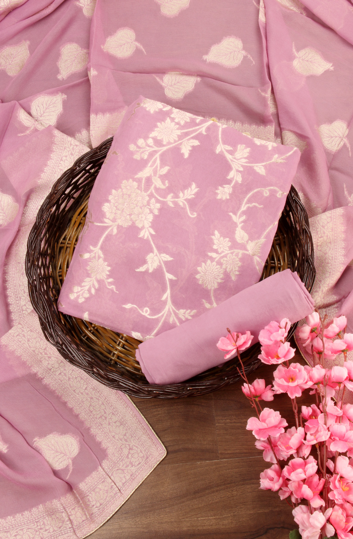 Lavender Designer Georgette Festive Wear Salwar Suit with Dupatta - GP7464-11AMN