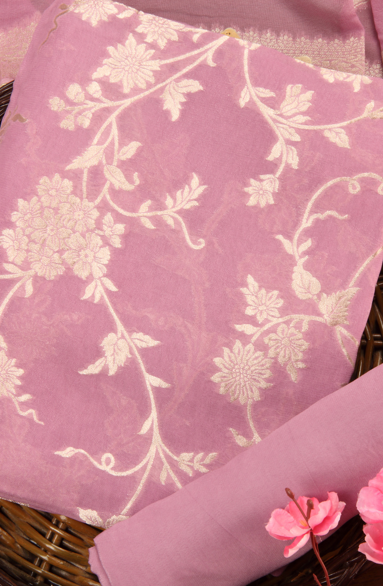 Lavender Designer Georgette Festive Wear Salwar Suit with Dupatta - GP7464-11AMN