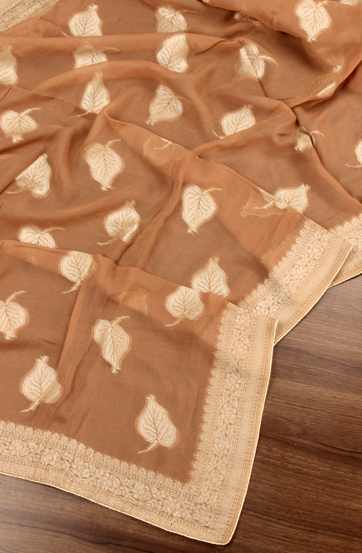 Brown Georgette Festive Wear Unstitched Salwar Kameez - GP7464-222