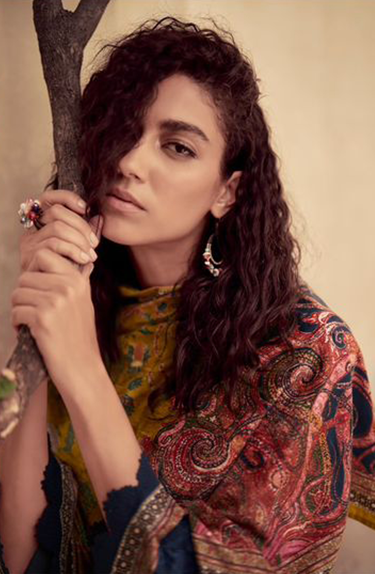 Blue Beautiful Velvet Unstitched Printed Salwar Kameez - IZH42005