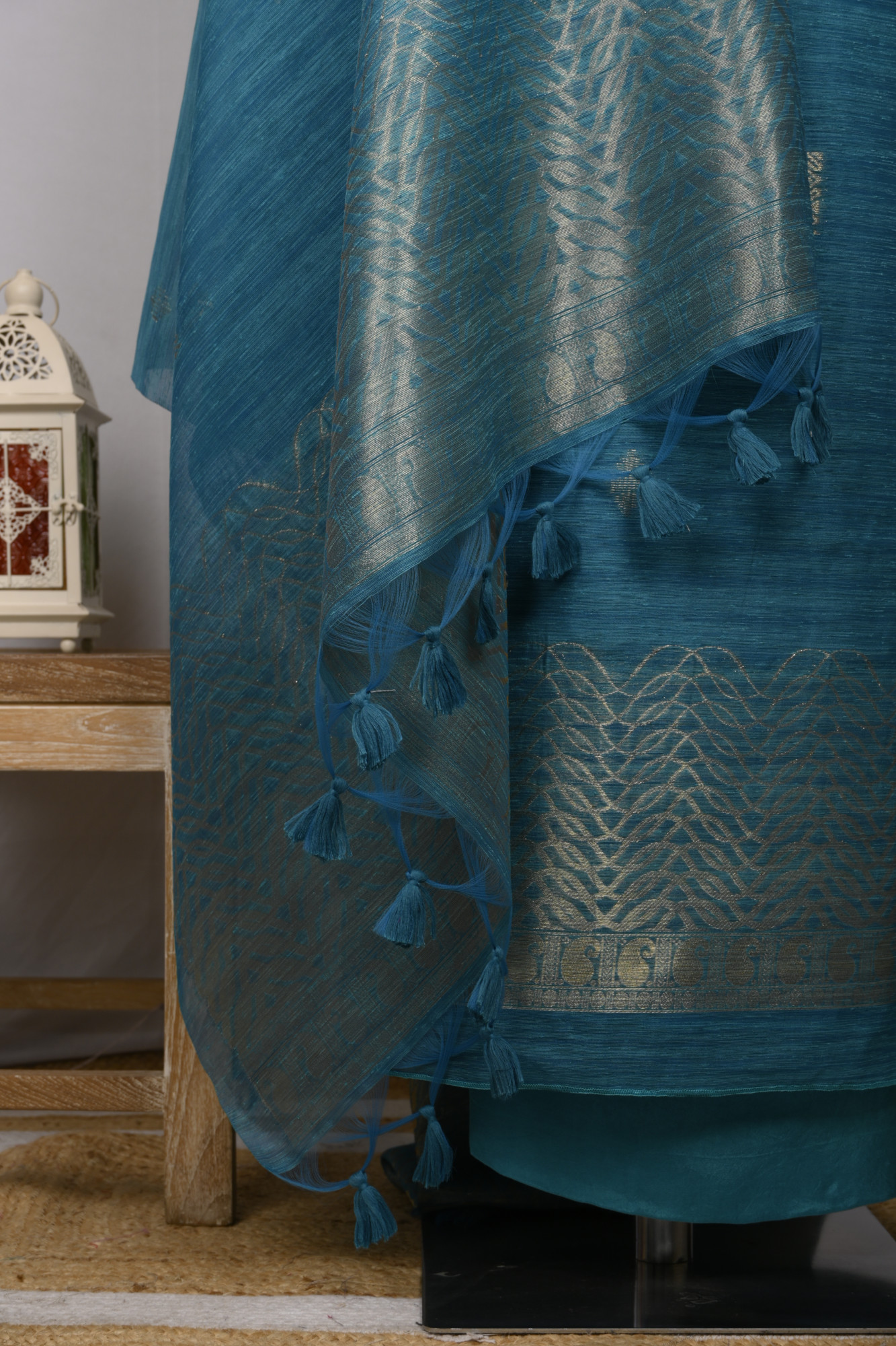 Firoze Chanderi Silk Suit with Banarasi Dupatta - 811-LVCT7654