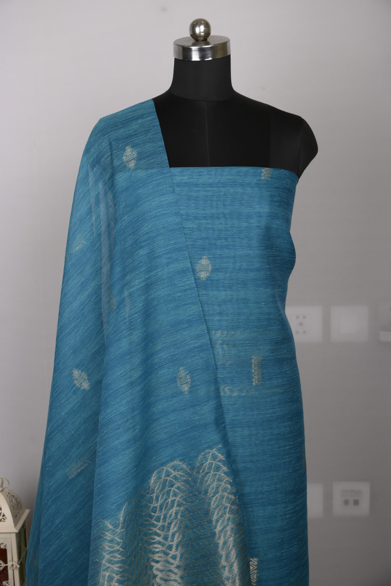 Firoze Chanderi Silk Suit with Banarasi Dupatta - 811-LVCT7654