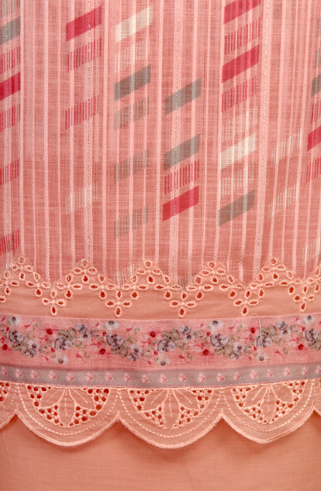 Pink Linen Exclusive Digital Print Suit-sets with Dupatta - JOA1866A