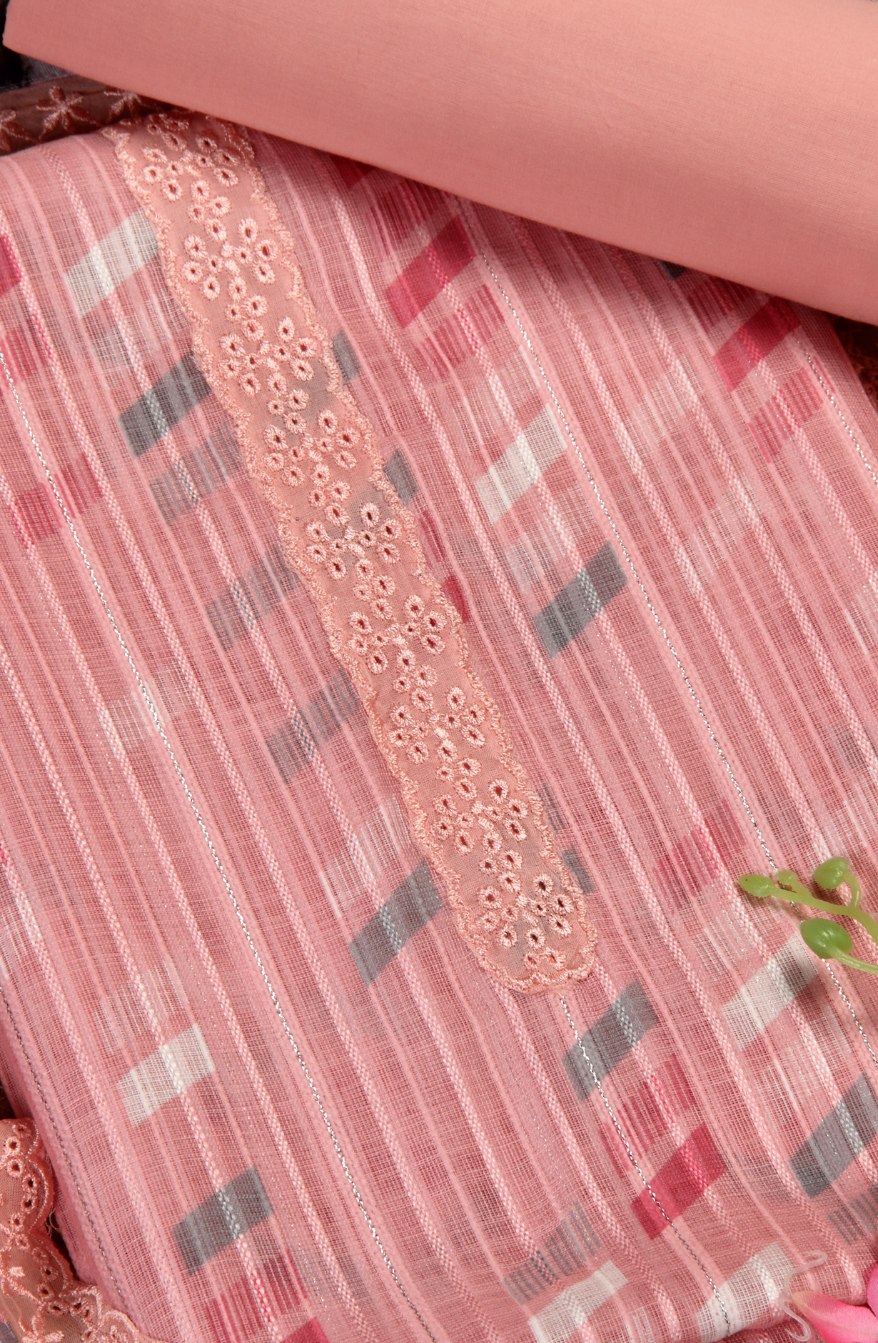 Pink Linen Exclusive Digital Print Suit-sets with Dupatta - JOA1866A