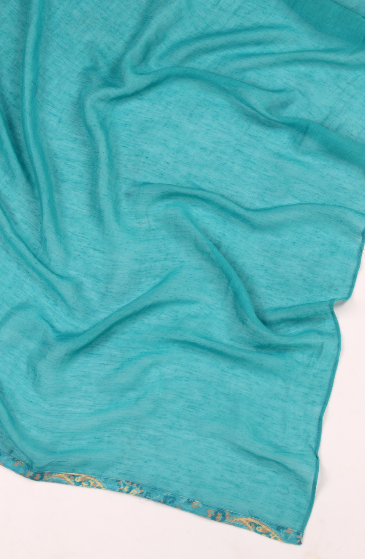 Firozi Cotton Unstitched Salwar Suit with Dupatta - KISPM14A