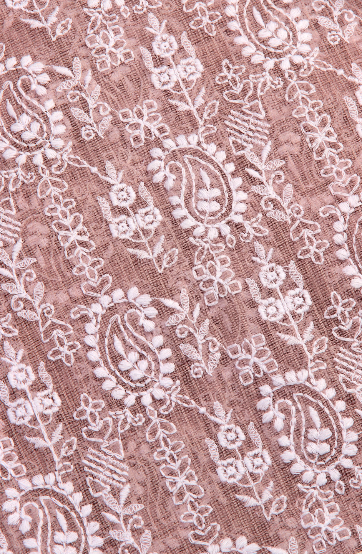 Mauve Kota Chikankari Embroidered Suit with Chiffon Dupatta - KRINS14101A