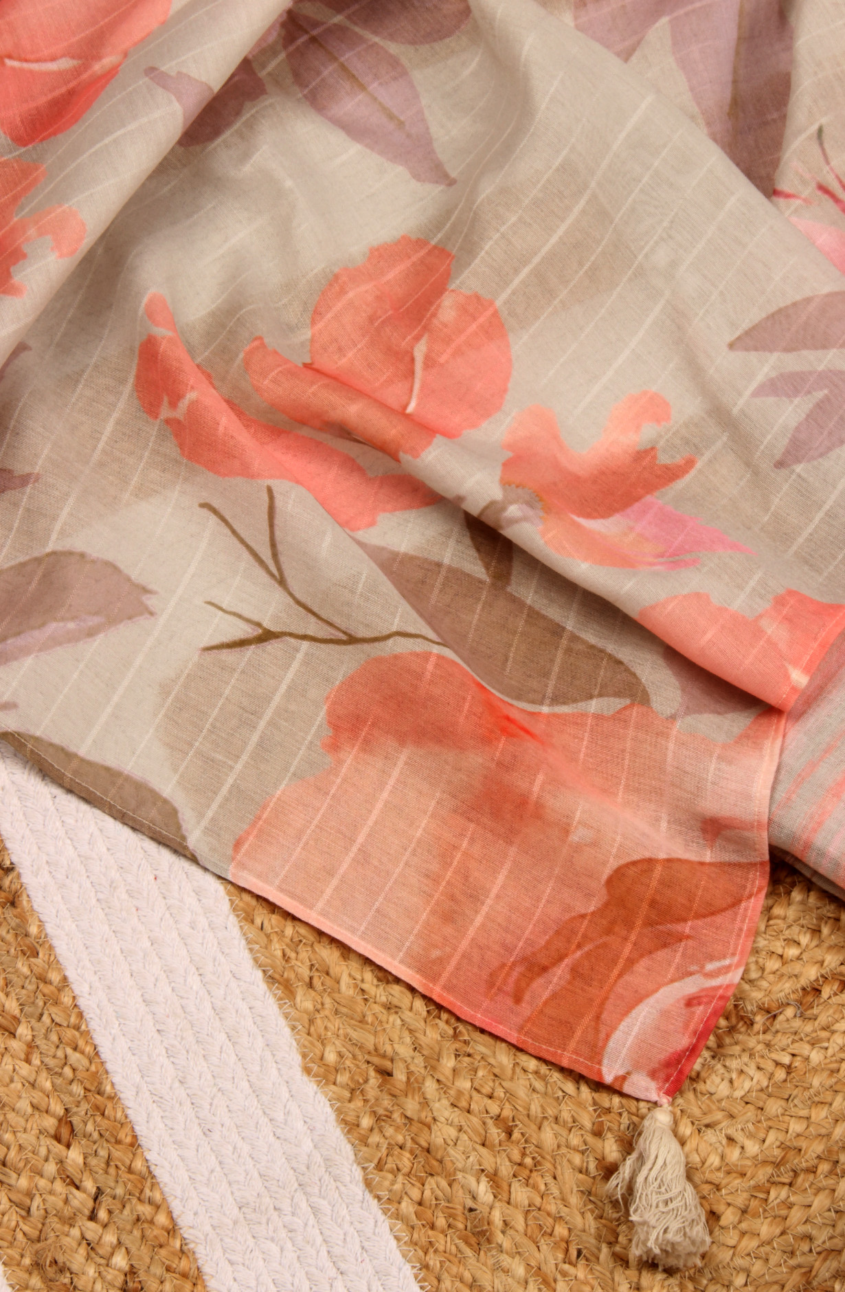 Multi-coloured Linen Digital Printed Salwar Kameez with Dupatta - KYO1954A