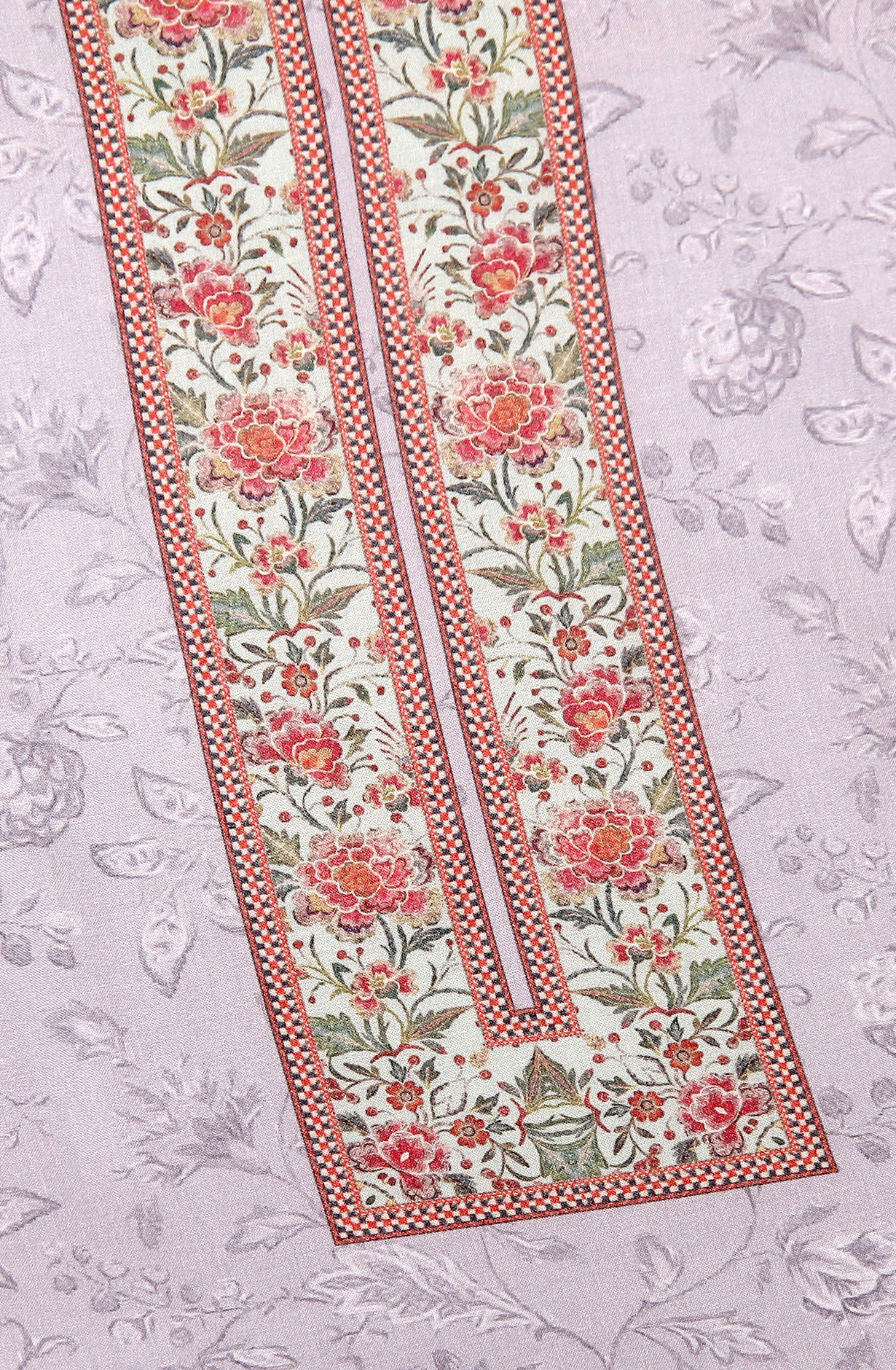 Lavender Cotton Digital Print Salwar Suit - MAN1114