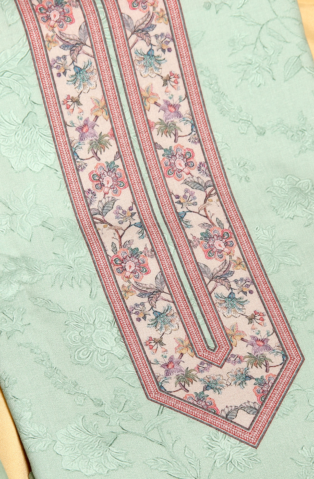 Green Cotton Digital Print Salwar Suit - MAN1116