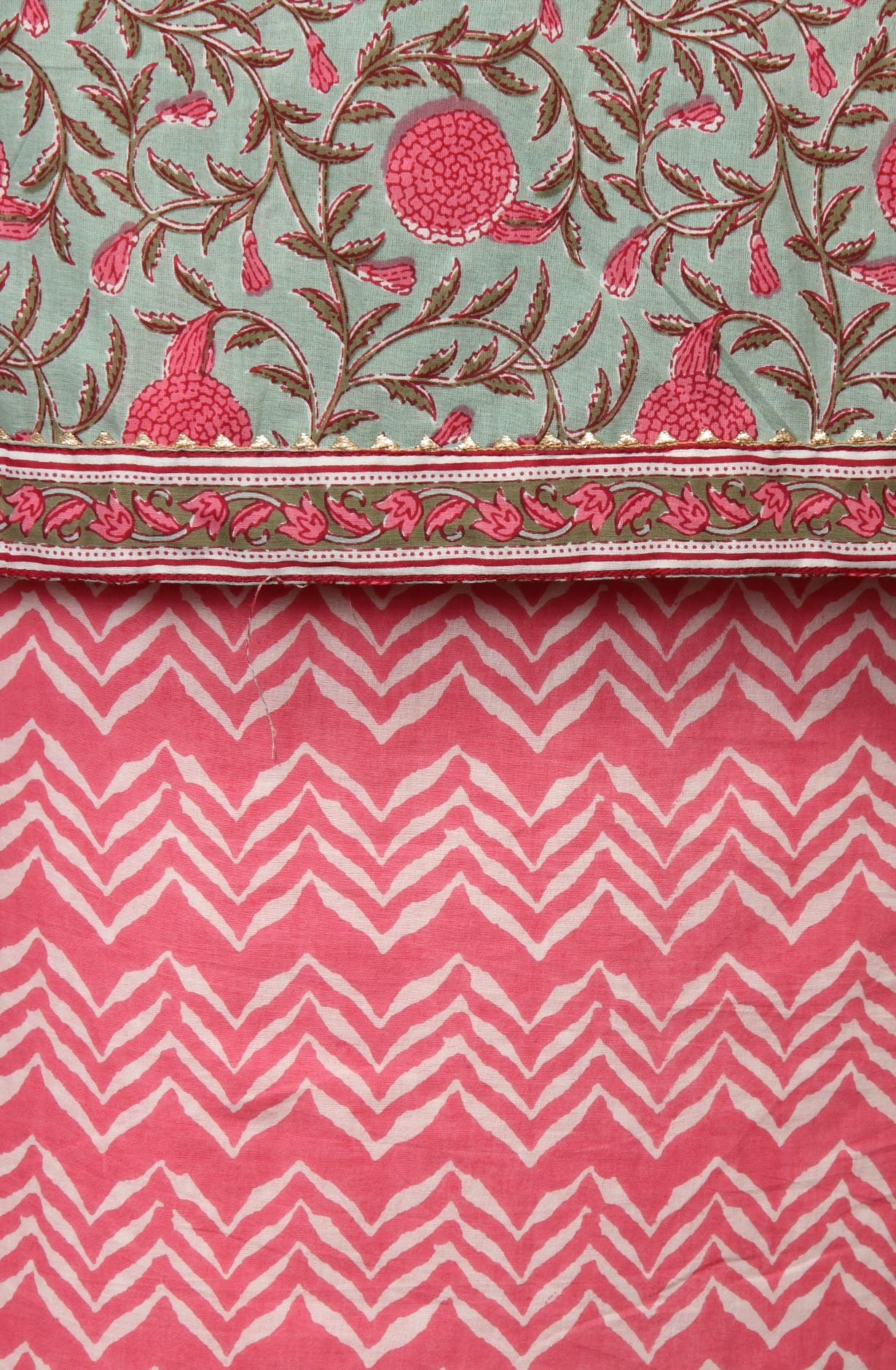 Multicolor Cotton Printed Salwar Kameez - MANCHALI-18B