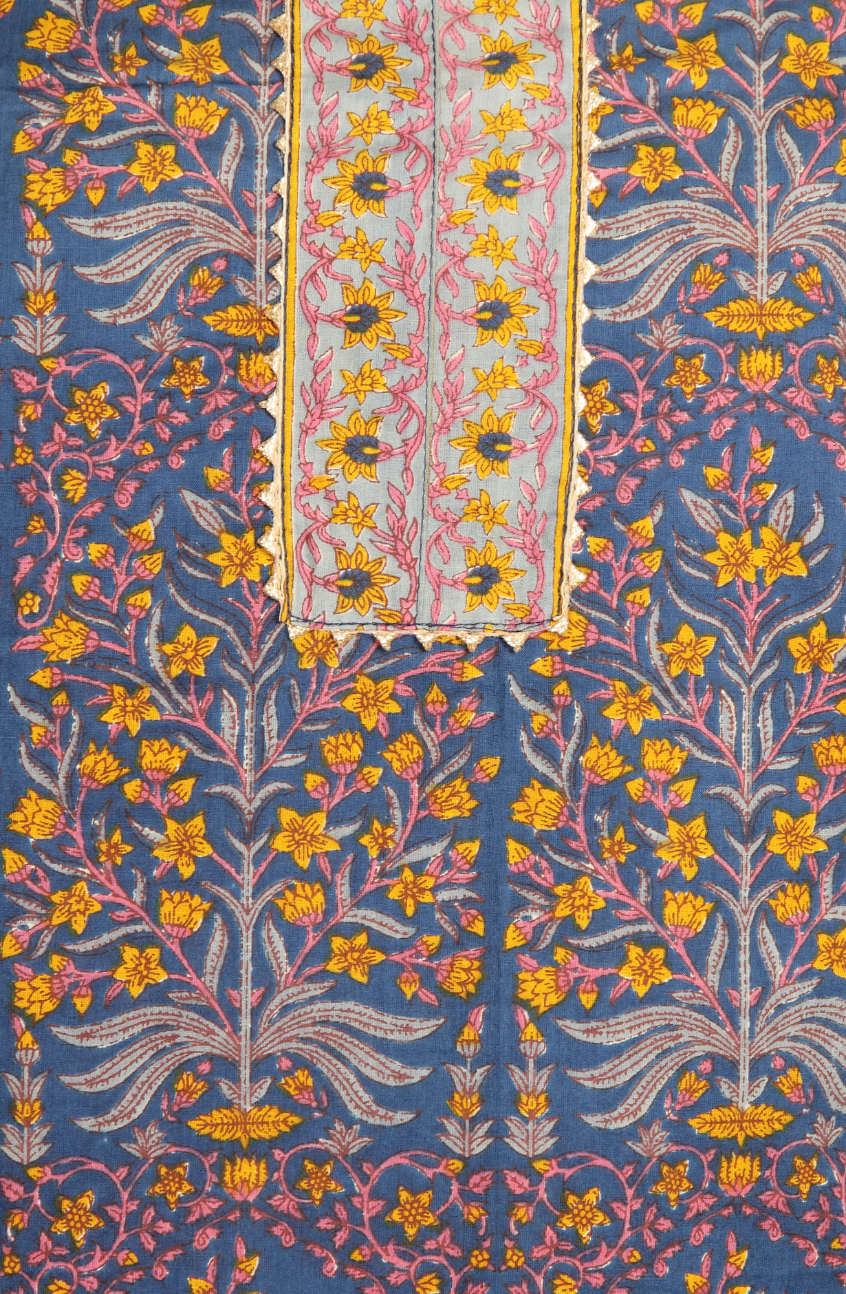 Multicolor Cotton Printed Salwar Kameez - MANCHALI-23A