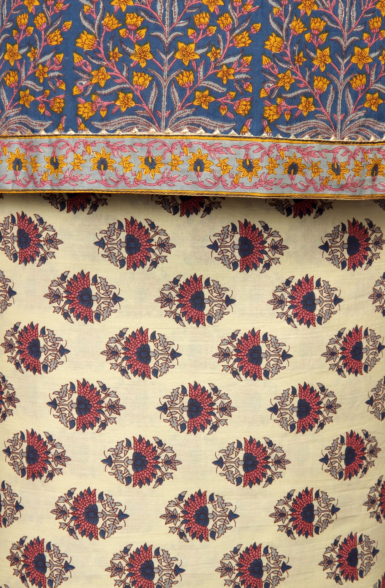 Multicolor Cotton Printed Salwar Kameez - MANCHALI-23A