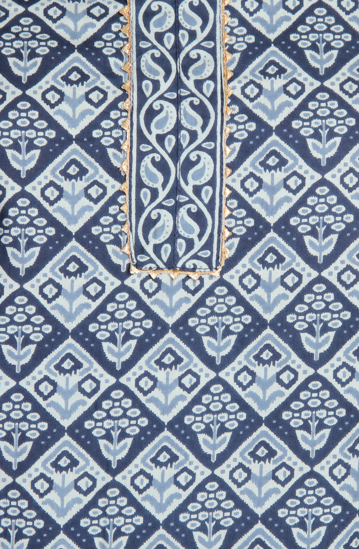 Multicolor Cotton Printed Salwar Kameez - MANCHALI-35A