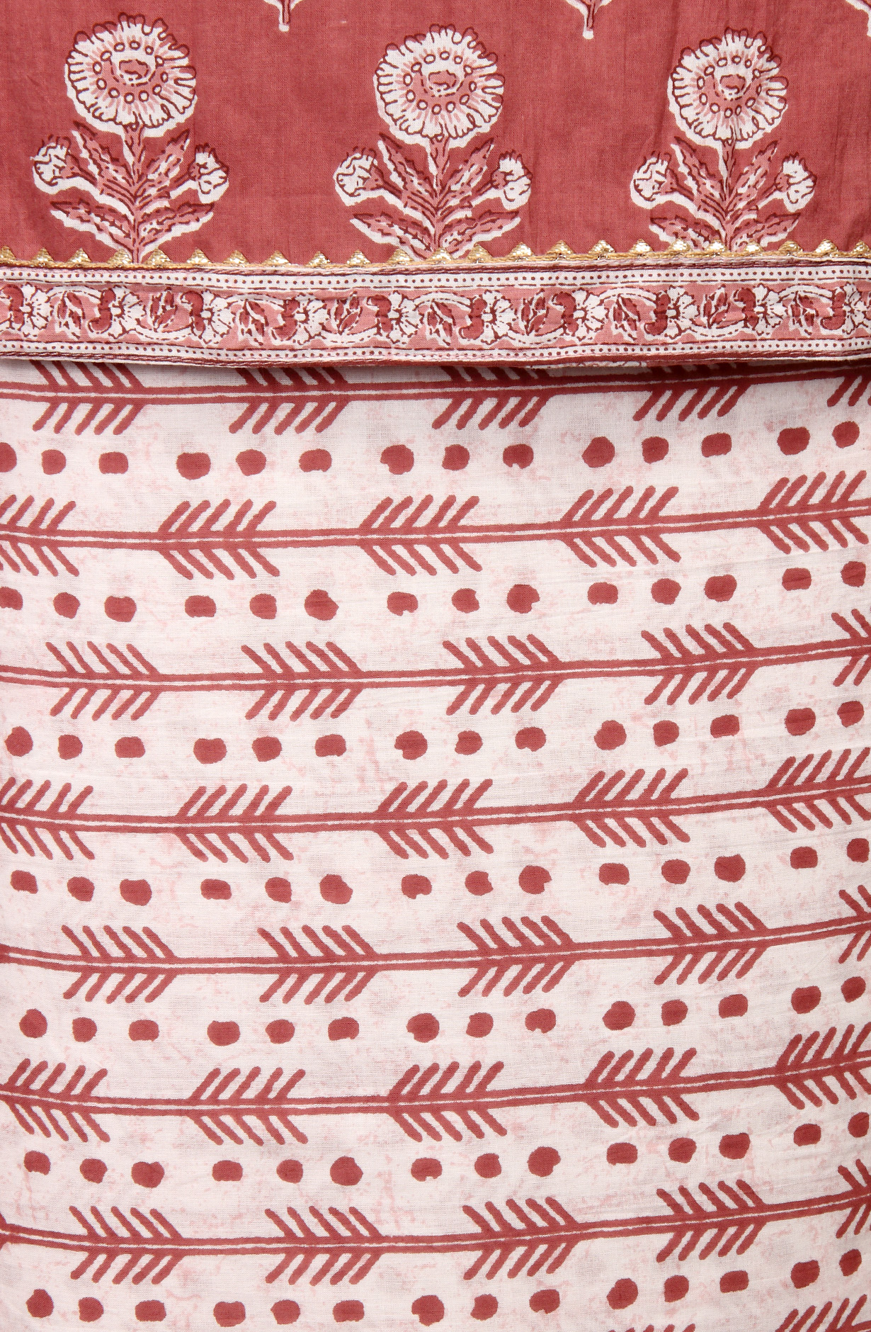 Muave Cotton Printed Salwar Kameez - MANCHALI-59E