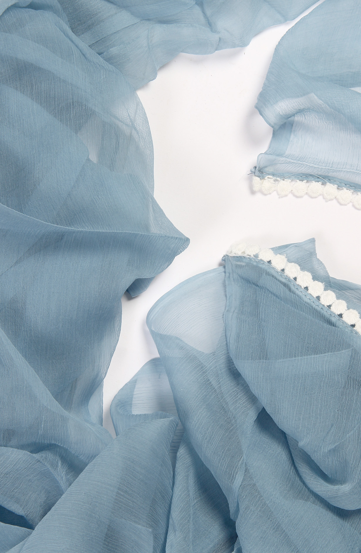 Pastel Grey Embroidered Exclusive Salwar Kameez with Chiffon Dupatta - MANNS13793B