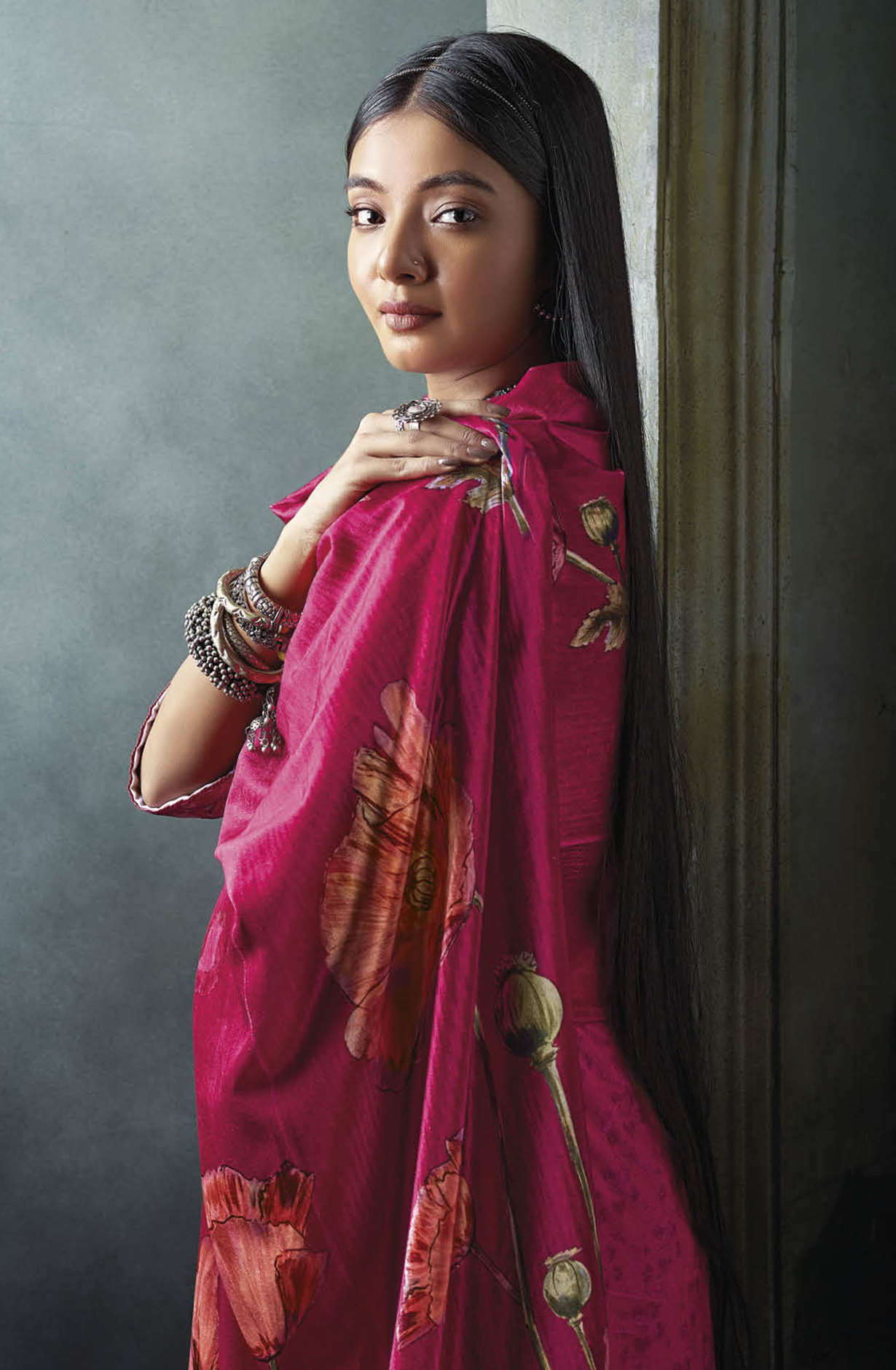 Rani Pink Luxe Velvet Beautiful Embroidered Salwar Suit - MIWC1682