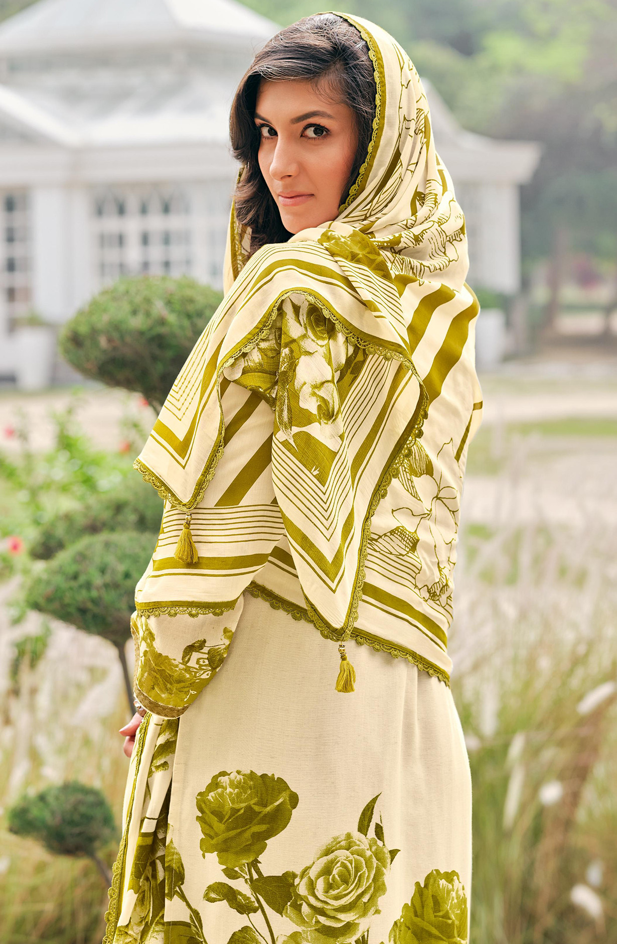 Linen cotton Printed Suit Set with beautiful dupatta - NEO04