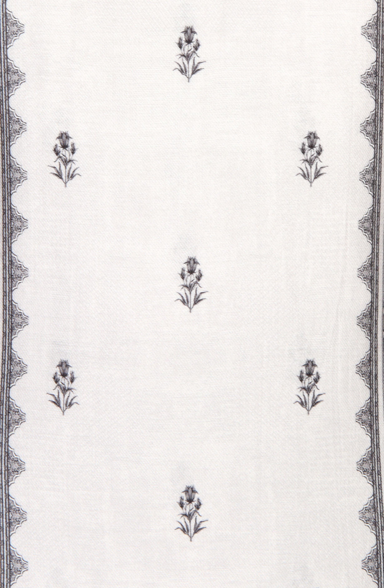 Black and Grey Pashmina Winter Wear Unstitched Salwar Kameez - NIH1812B