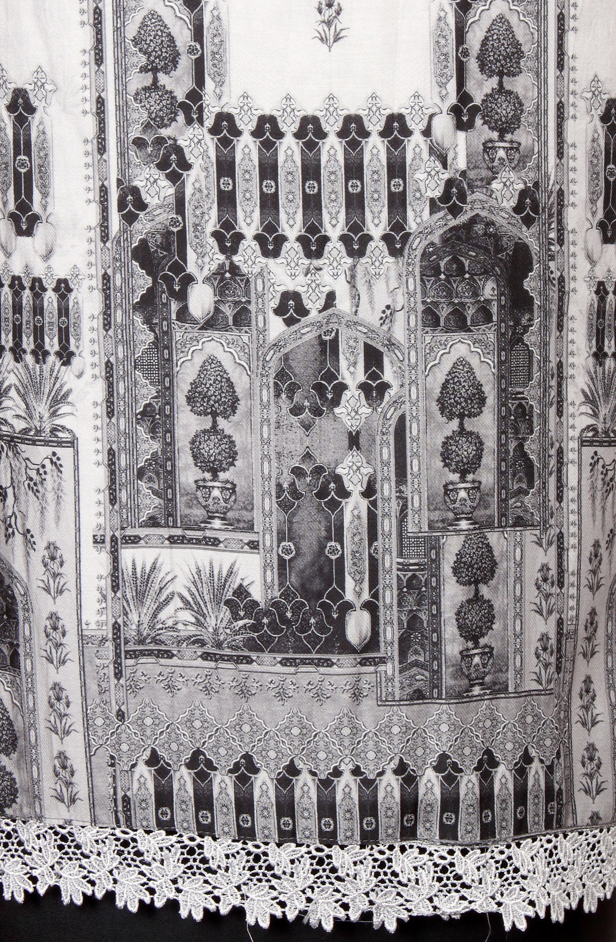 Black and Grey Pashmina Winter Wear Unstitched Salwar Kameez - NIH1812B