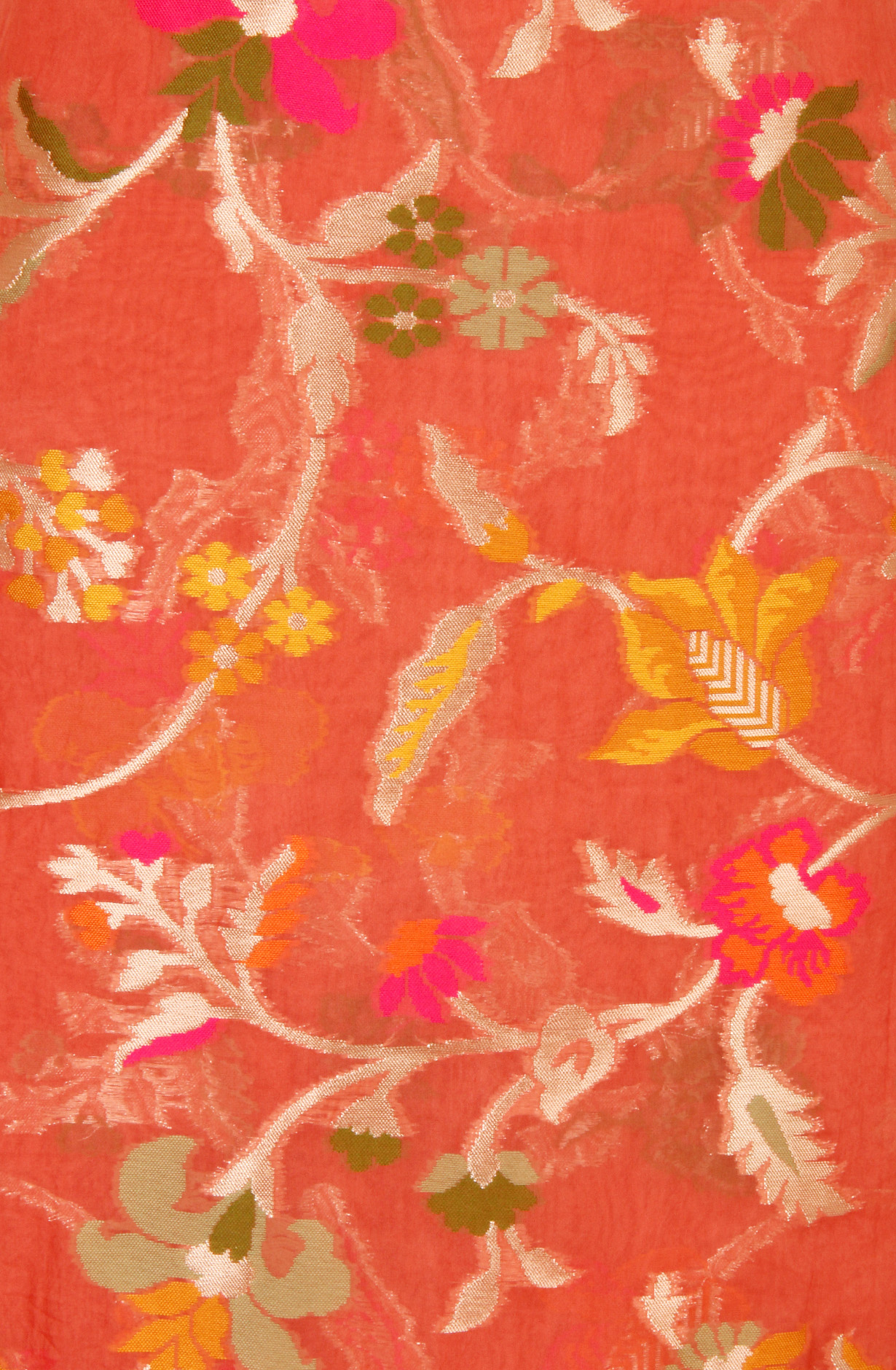 Rust Organza Festive Wear Salwar Kameez with Dupatta - OM327-602