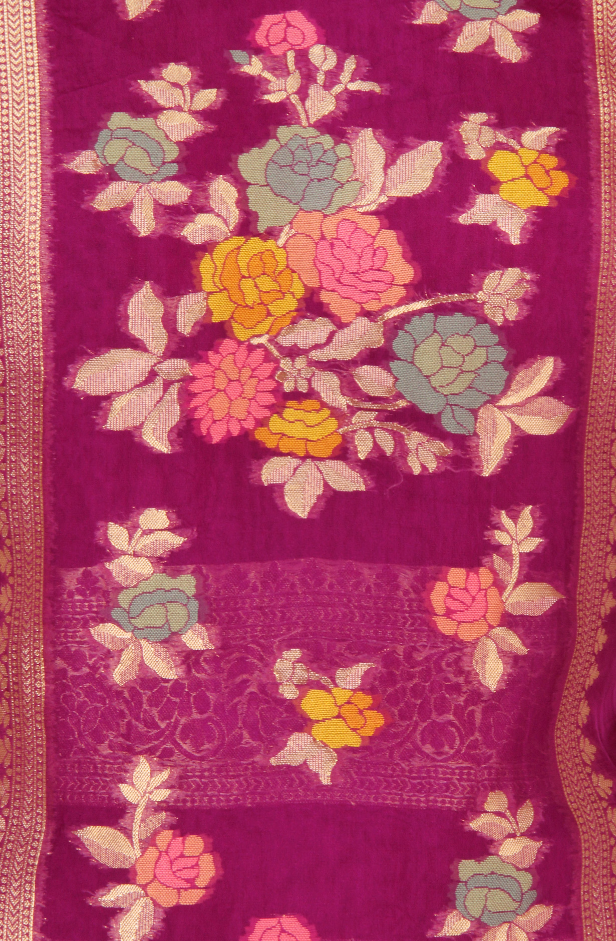 Purple Organza Festive Wear Salwar Kameez with Dupatta - OM9602-124