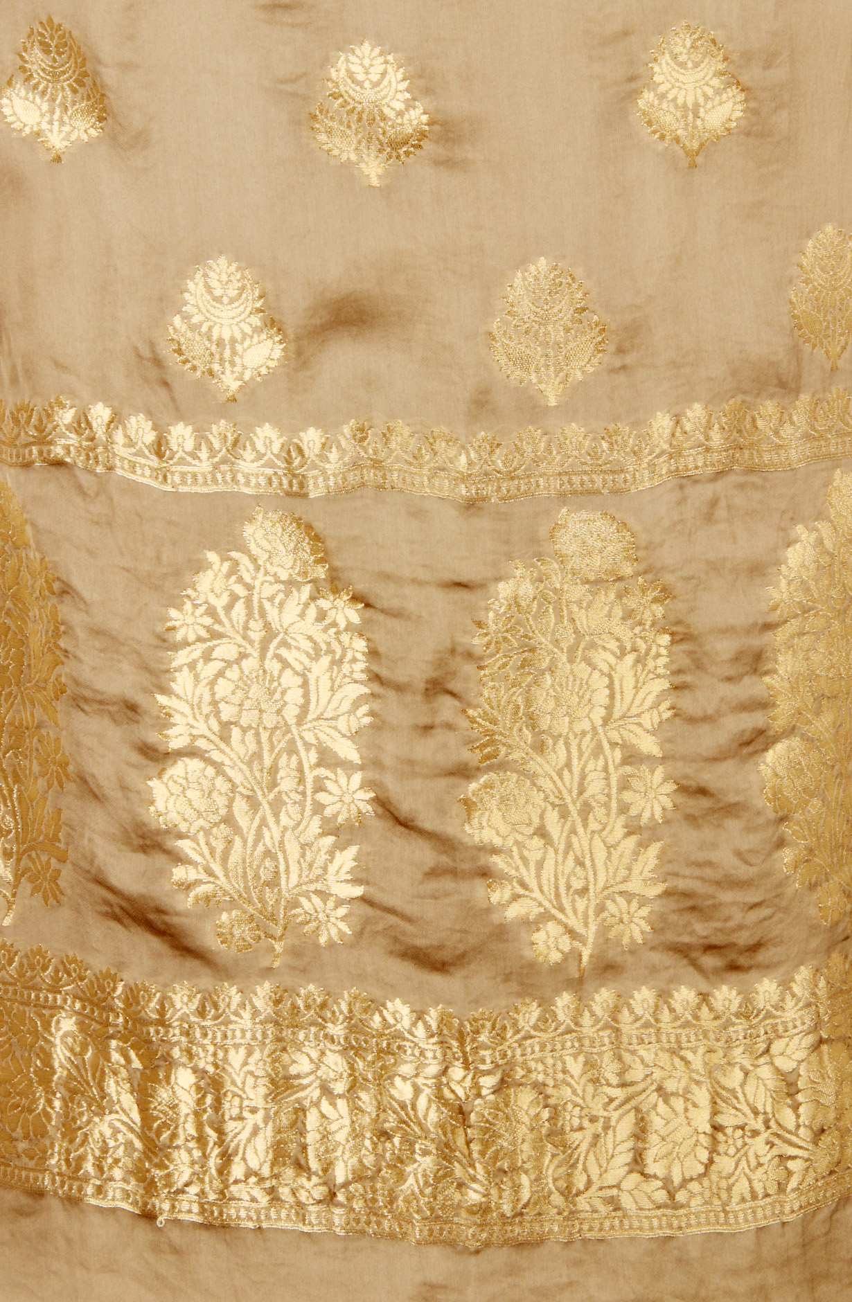 Olive Green Organza Festive Wear Salwar Kameez with Dupatta - ORG31604B