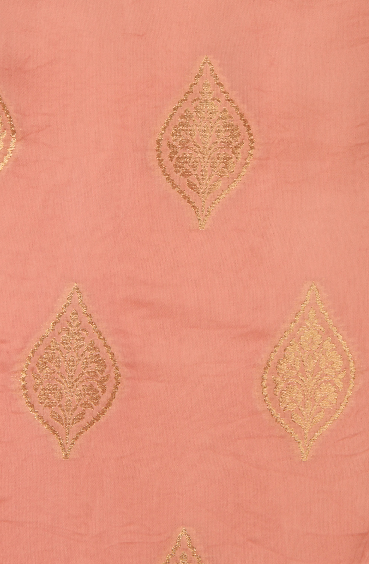 Peach Organza Festive Wear Salwar Suit with Dupatta - ORG31605B