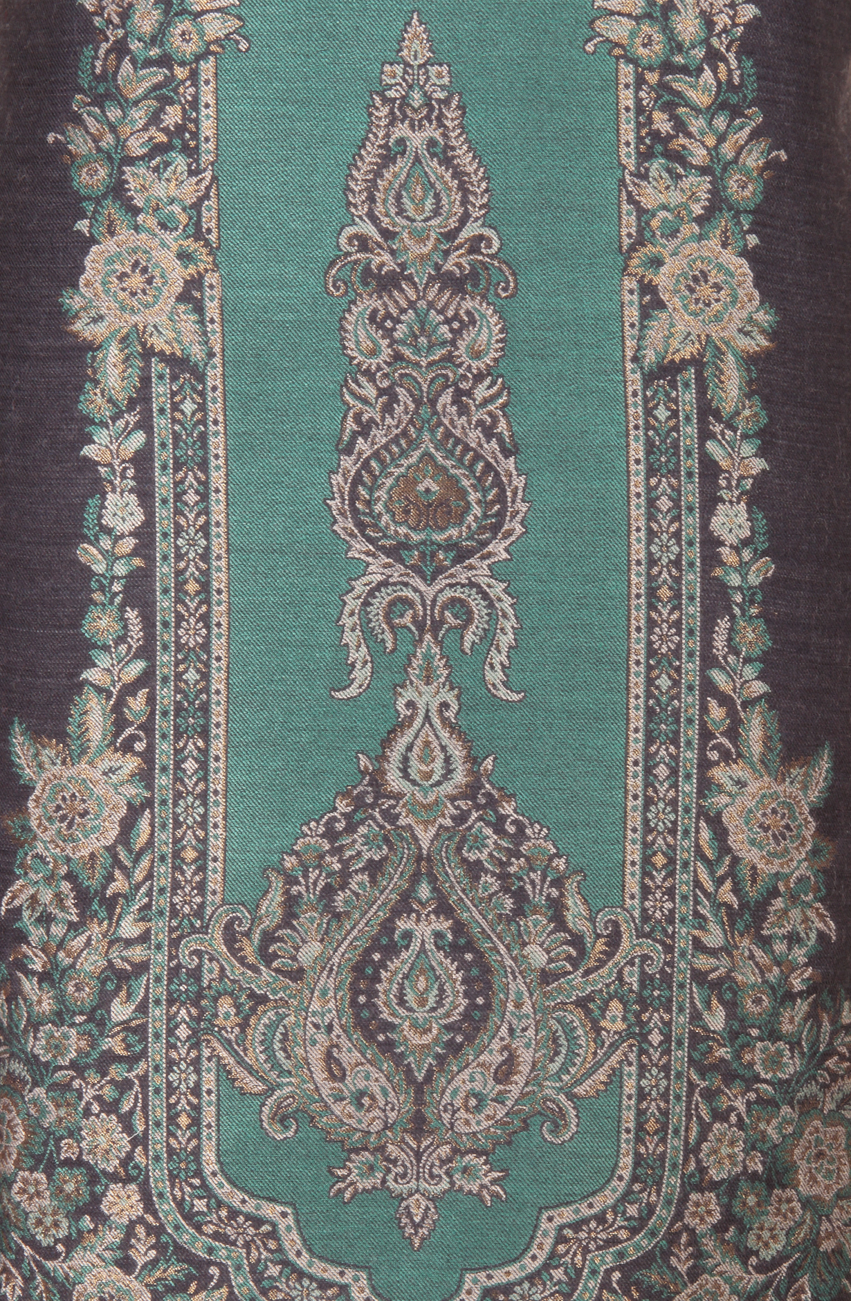 Pastel Blue Pure Pashmina Unstitched Salwar Kameez with Stole Dupatta - PAS2028C