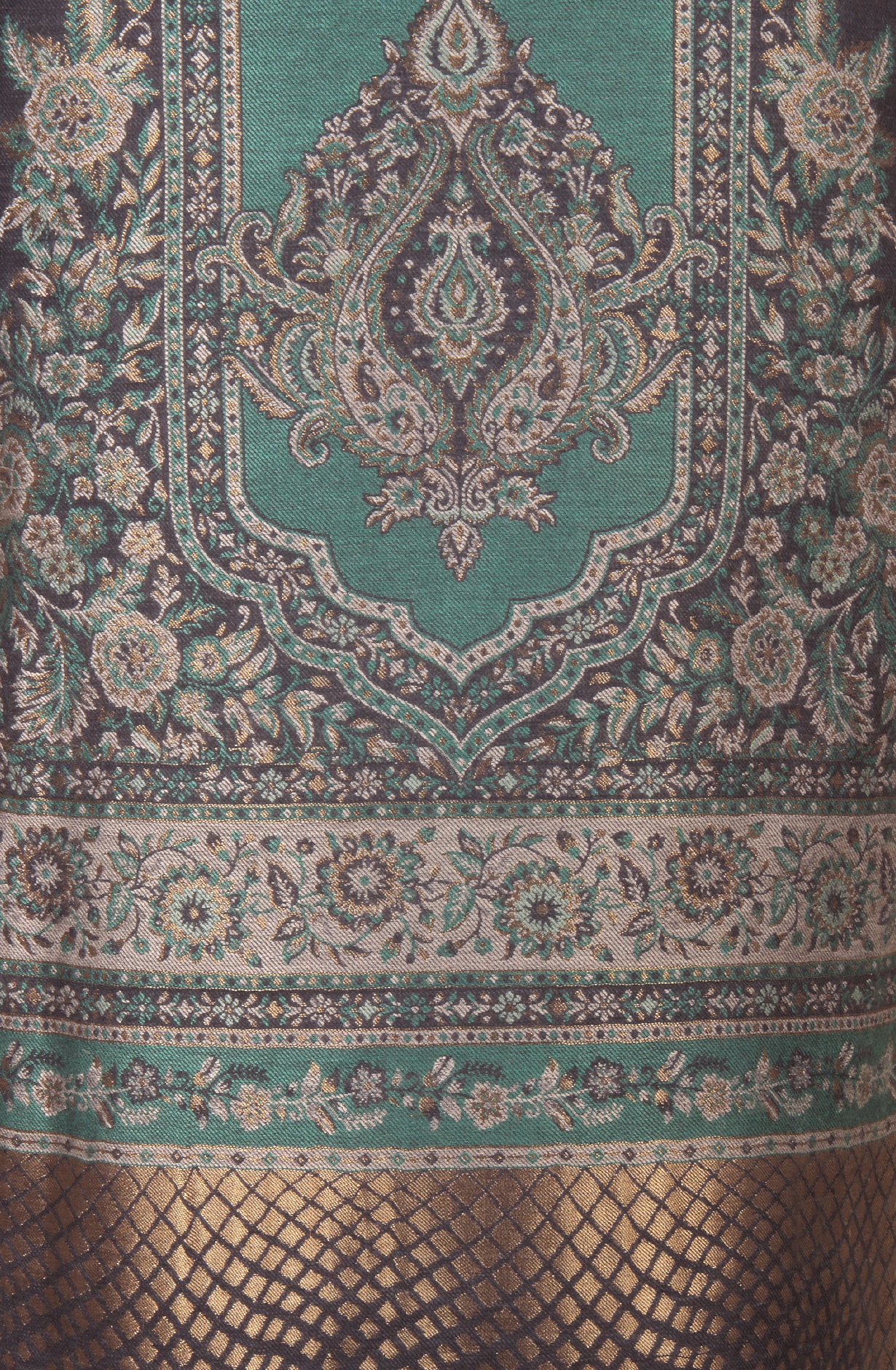 Pastel Blue Pure Pashmina Unstitched Salwar Kameez with Stole Dupatta - PAS2028C