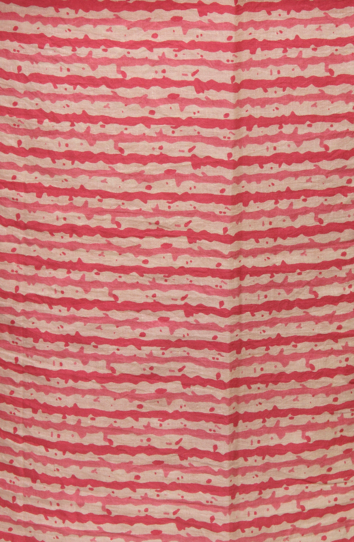 Pink Cotton Printed Unstitched Dress Material with Chiffon Dupatta - PETCHWORK-2D
