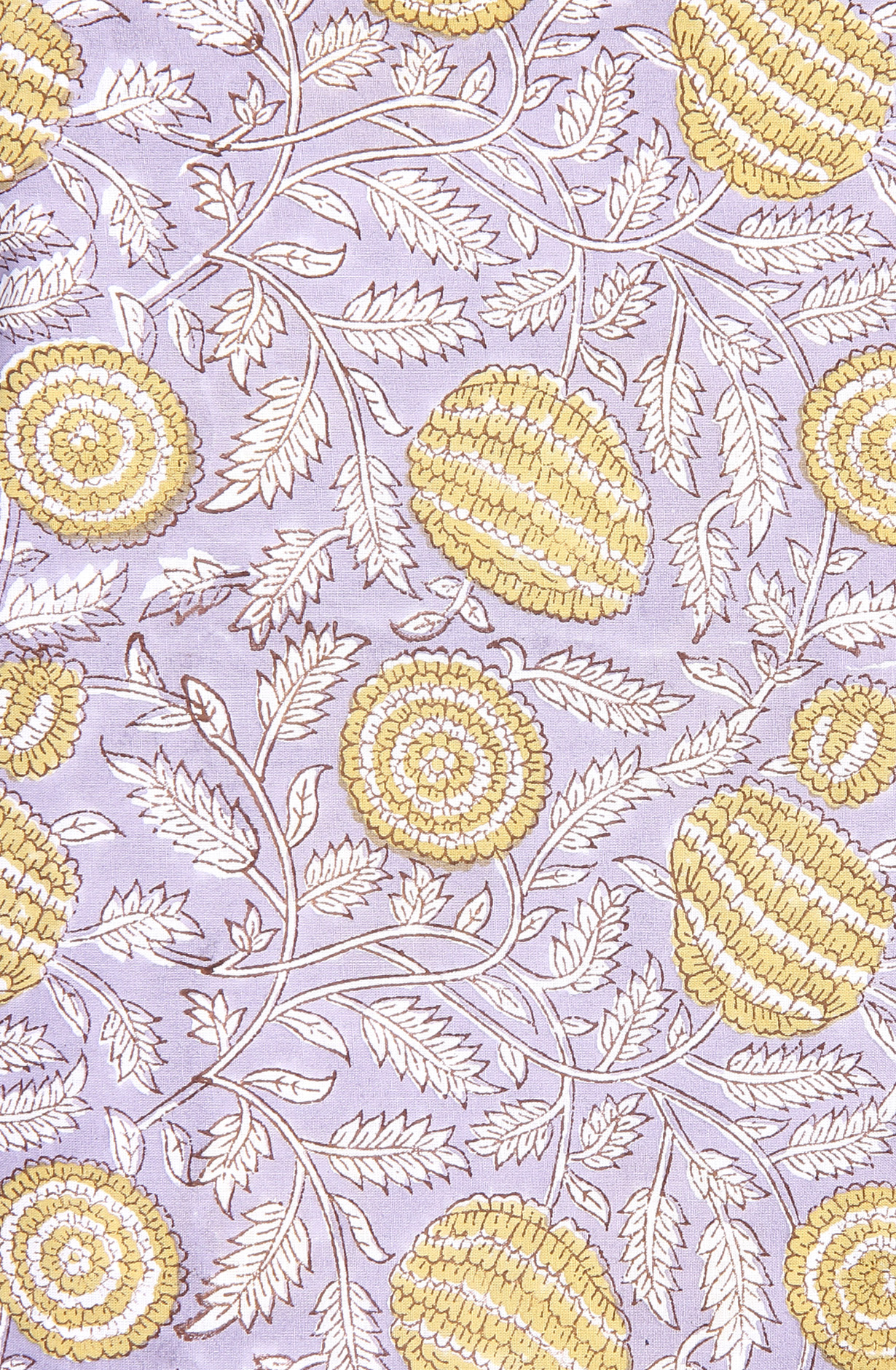 Purple Printed Unstitched Cotton Dress Material - PFSCOT1011-1B