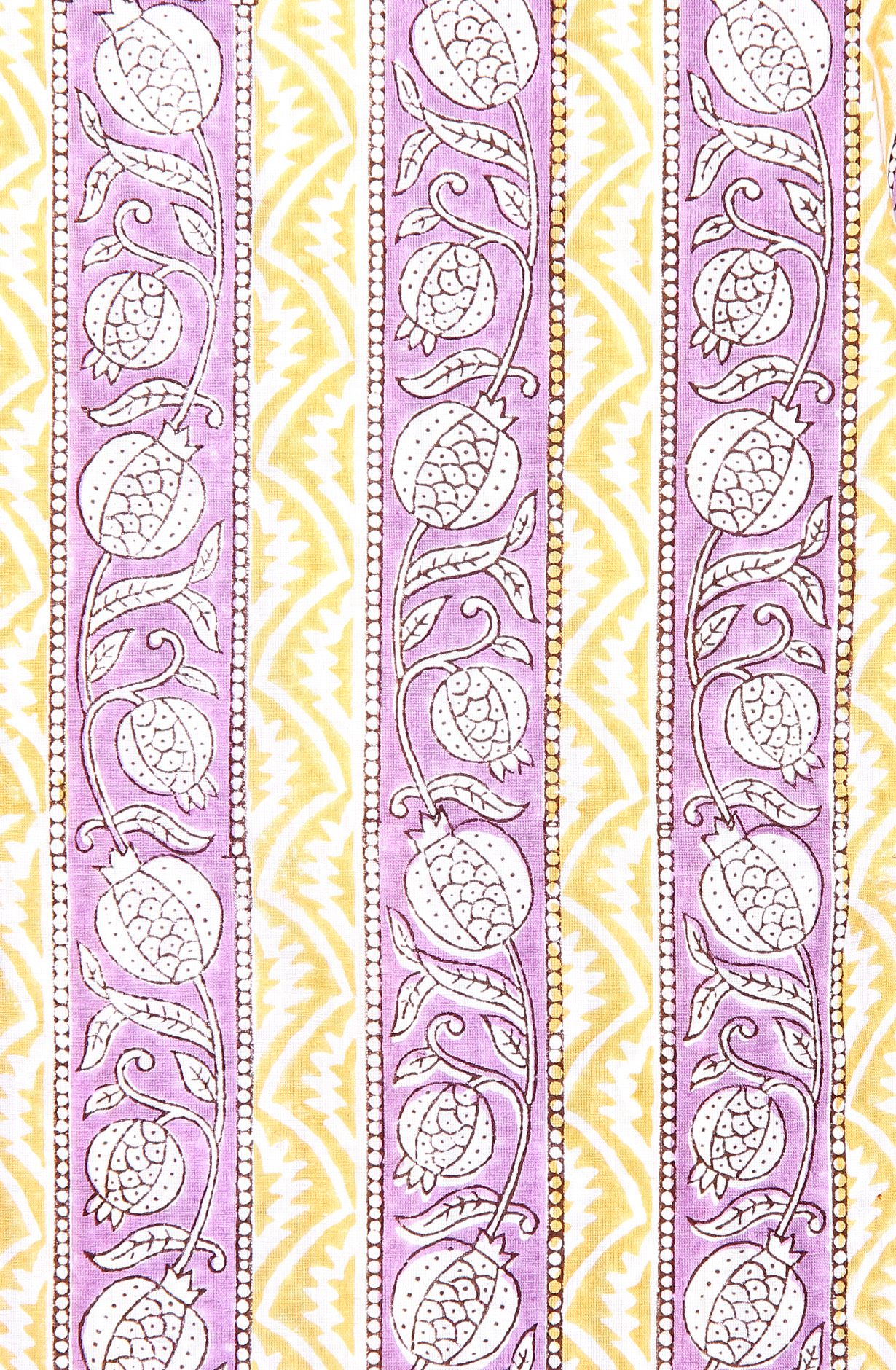 Purple Printed Unstitched Cotton Dress Material - PFSCOT1011-2C