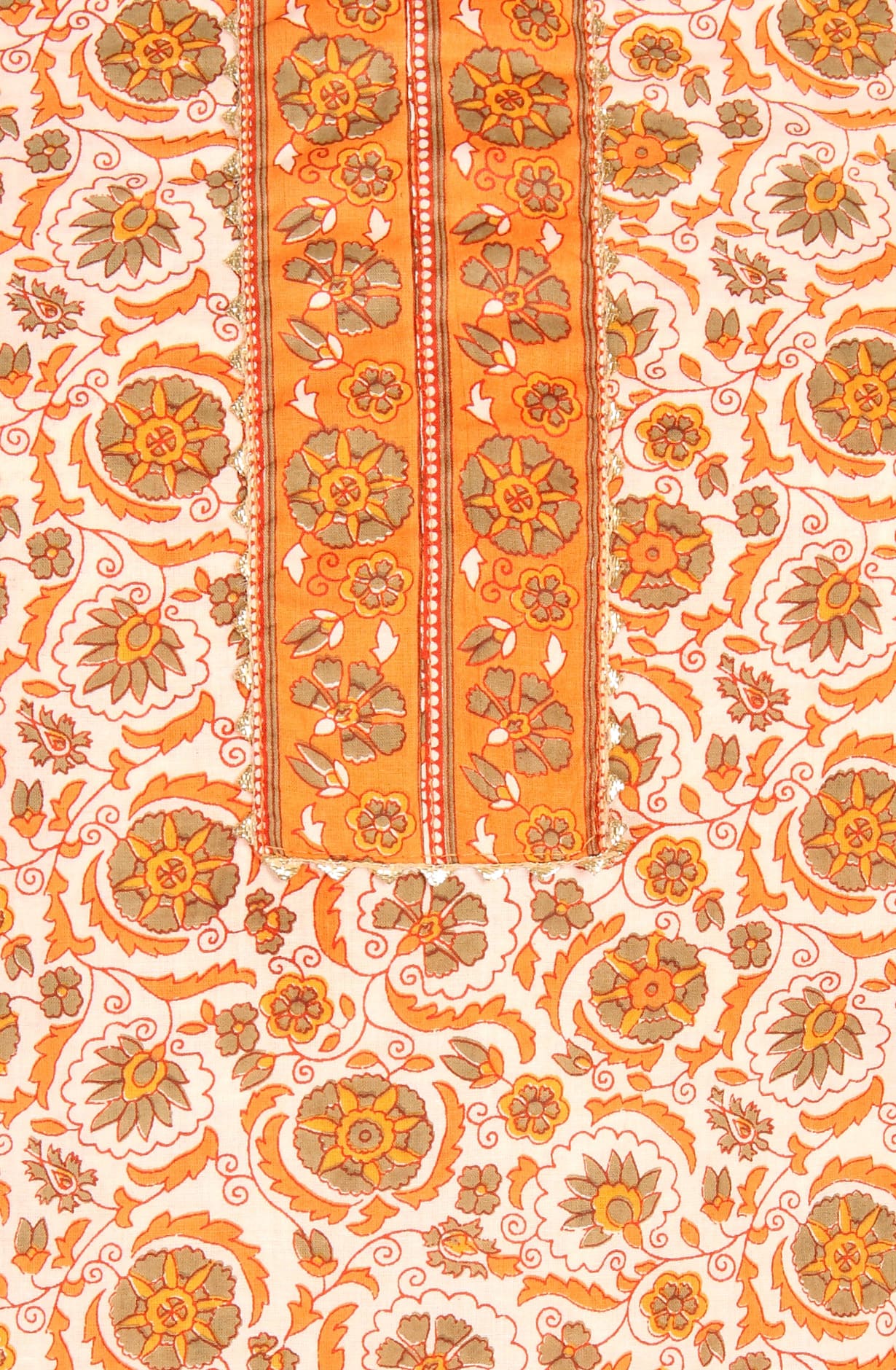 Multicolor Cotton Unstitched Salwar Kameez - PFSCOT4137-10A