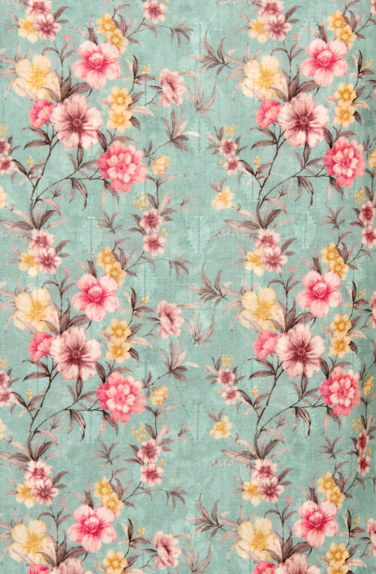 Green Exclusive Cotton Suit-sets with Chiffon Dupatta - PIA1953B