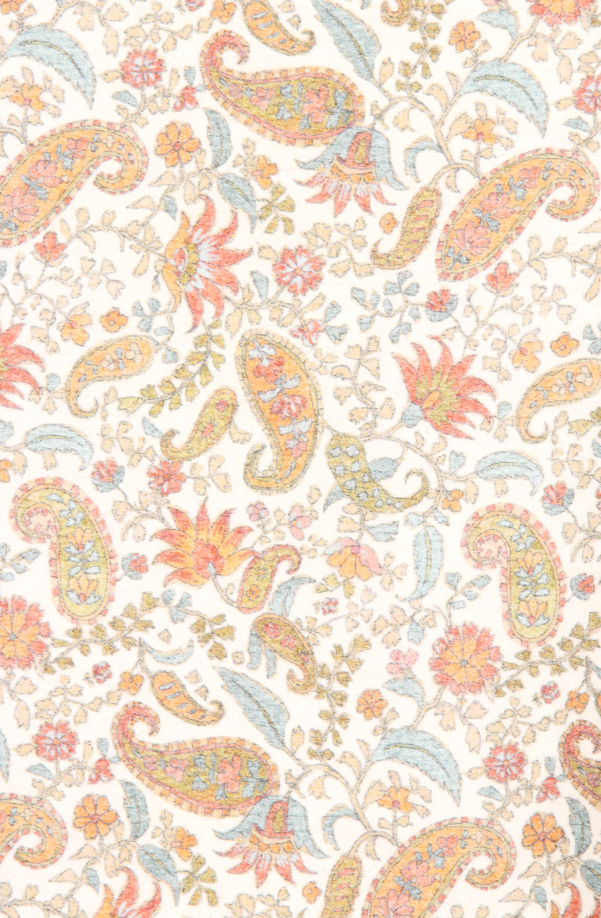 Cream Modal Cotton Printed Salwar Kameez - PUR3465