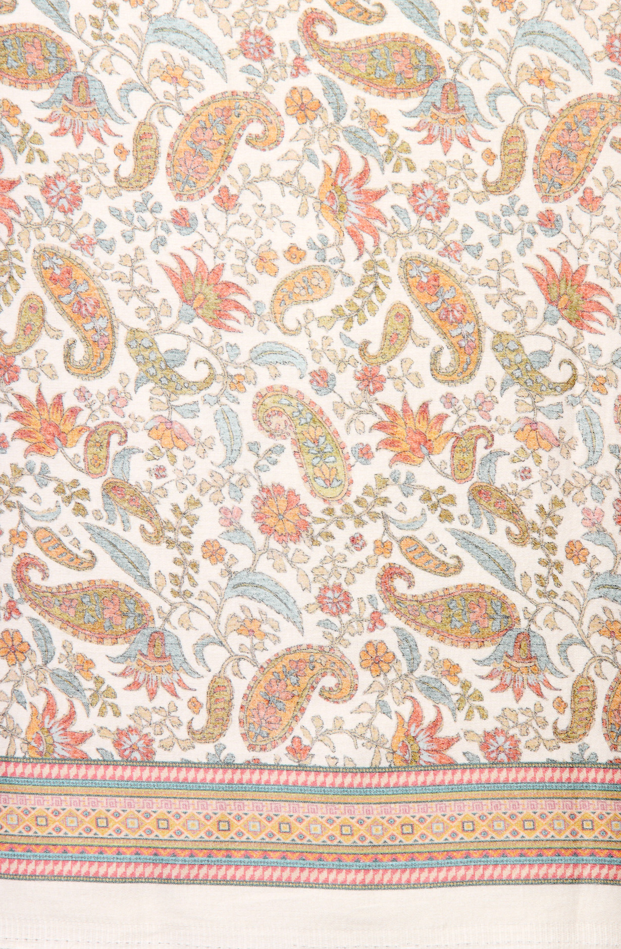 Cream Modal Cotton Printed Salwar Kameez - PUR3465