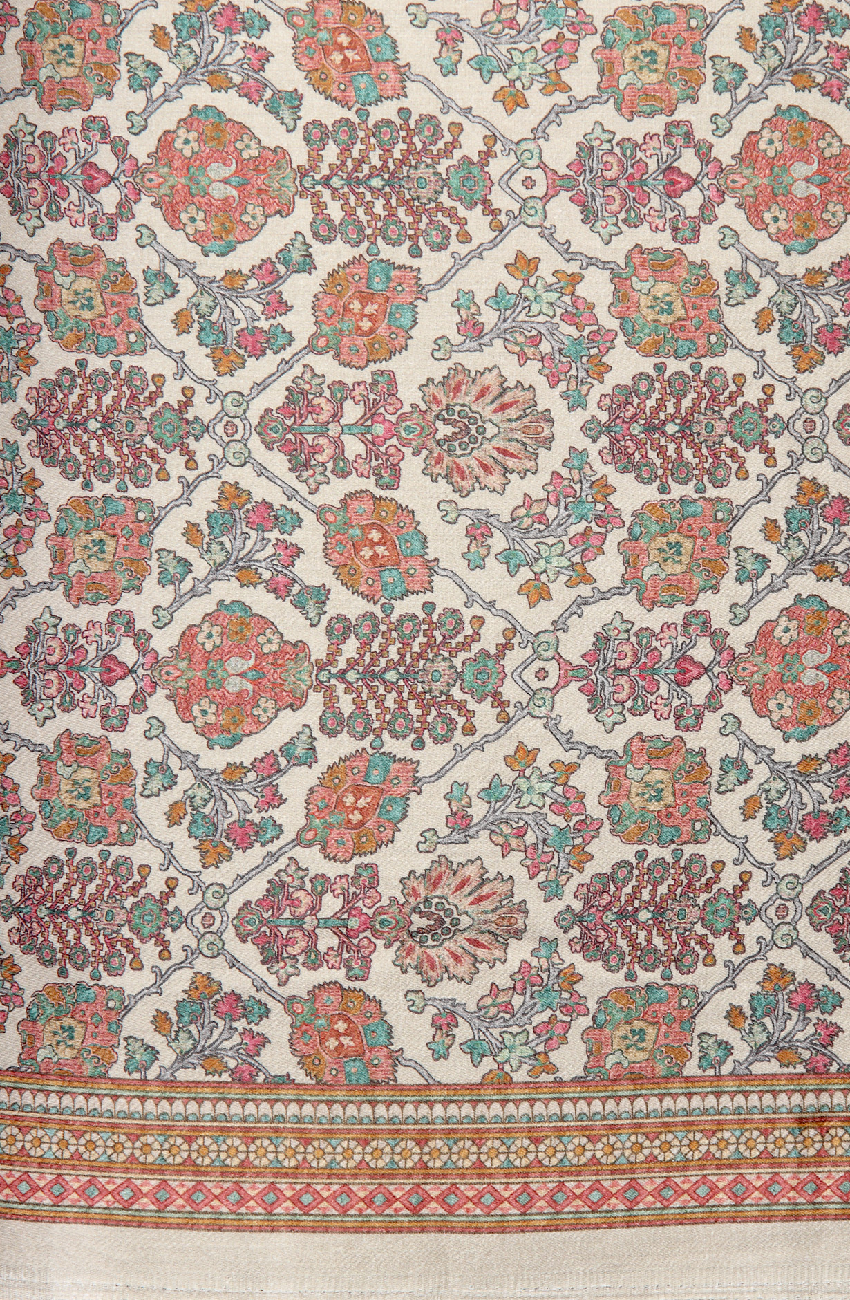 Beige Modal Cotton Printed Salwar Kameez - PUR3467