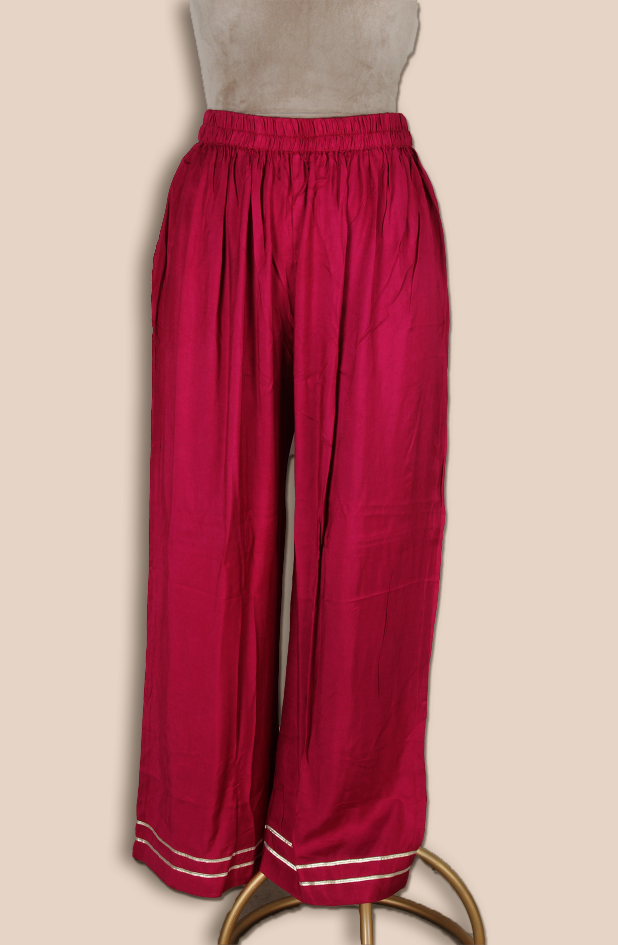 Purple Designer Crepe Kaaftan Style Kameez with Pants - R107-6167A