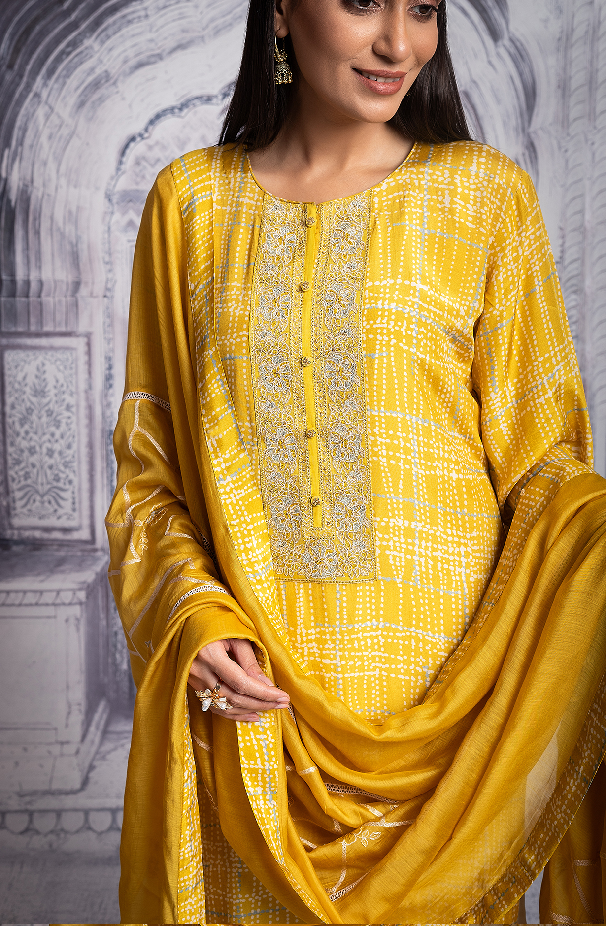 Mustard Festive Special Muslin Digital Printed Salwar Suit with Trendy Dupatta - R157-SPR1978
