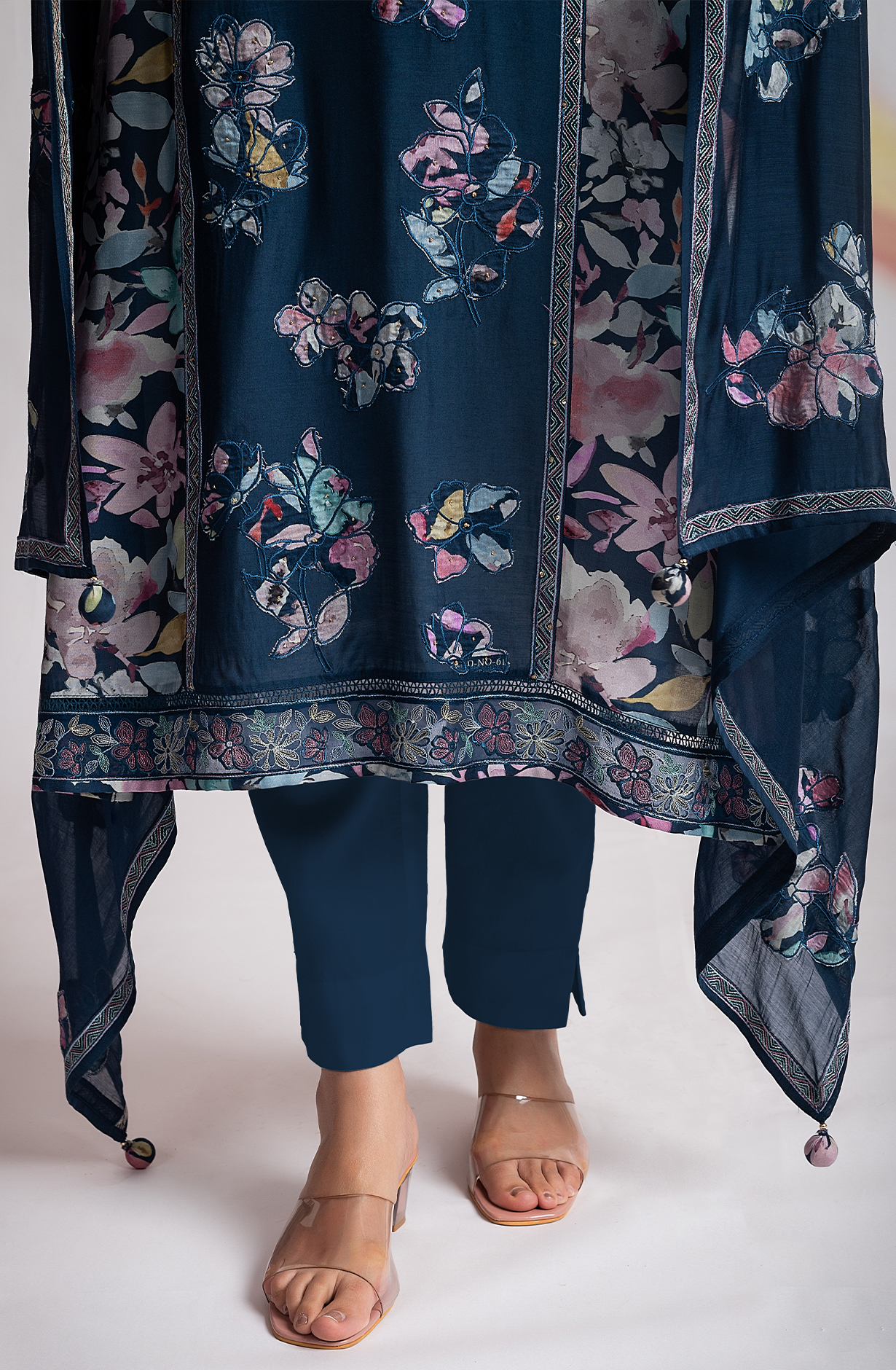 Blue Festive Special Muslin Digital Printed Salwar Suit with Trendy Dupatta - R157-SPR1965
