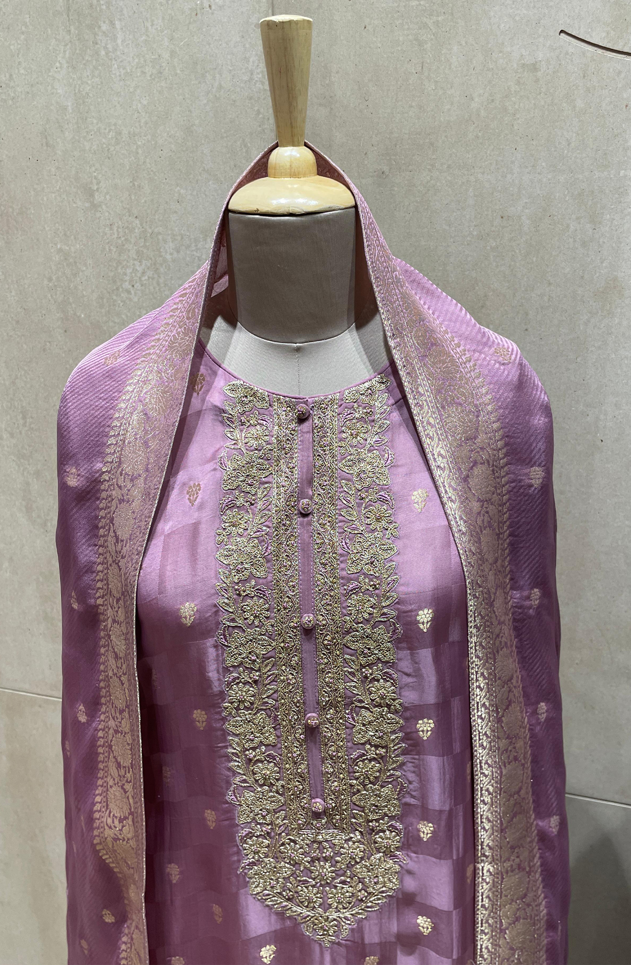 Mauve Designer Organza Festive Salwar Suit - R157-SPR1974A